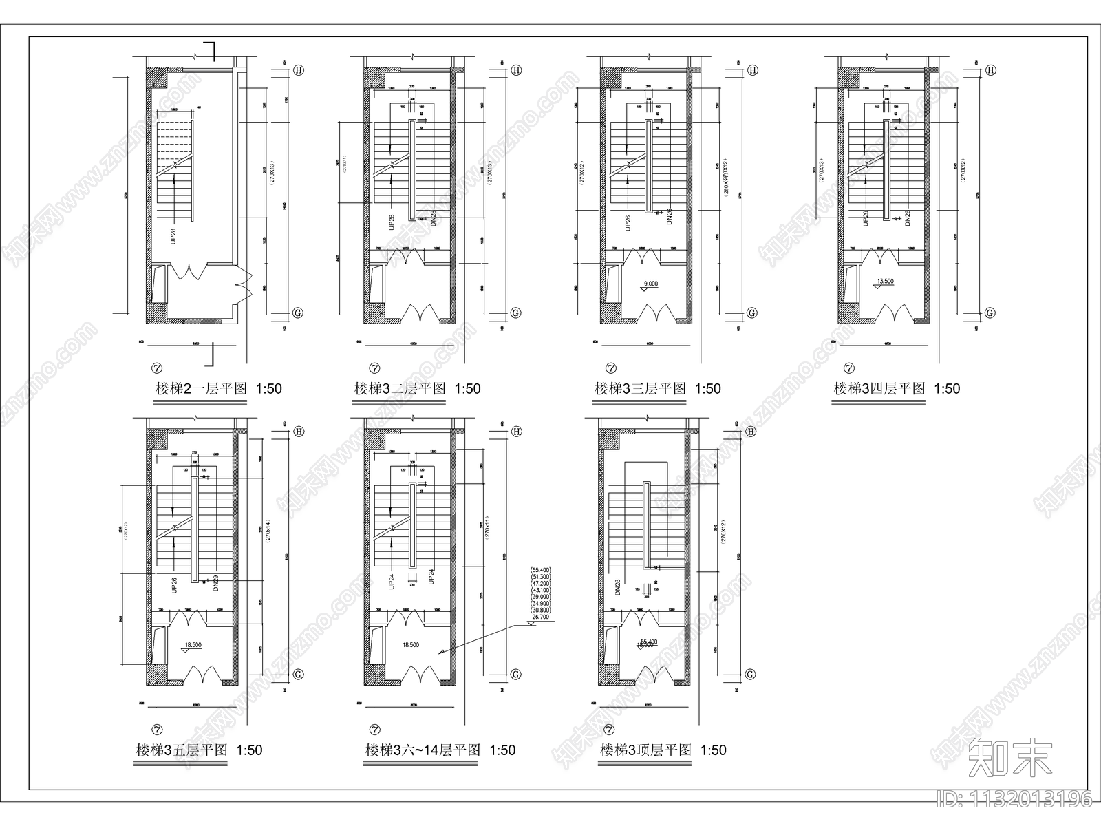 假日商业建筑cad施工图下载【ID:1132013196】