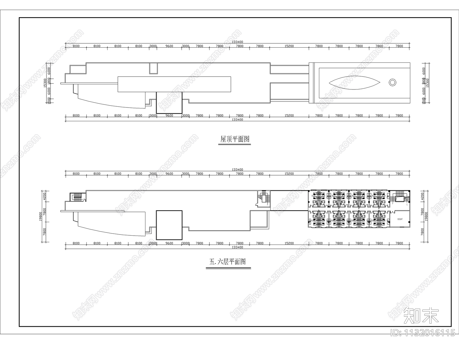 临街商场建筑cad施工图下载【ID:1132016115】