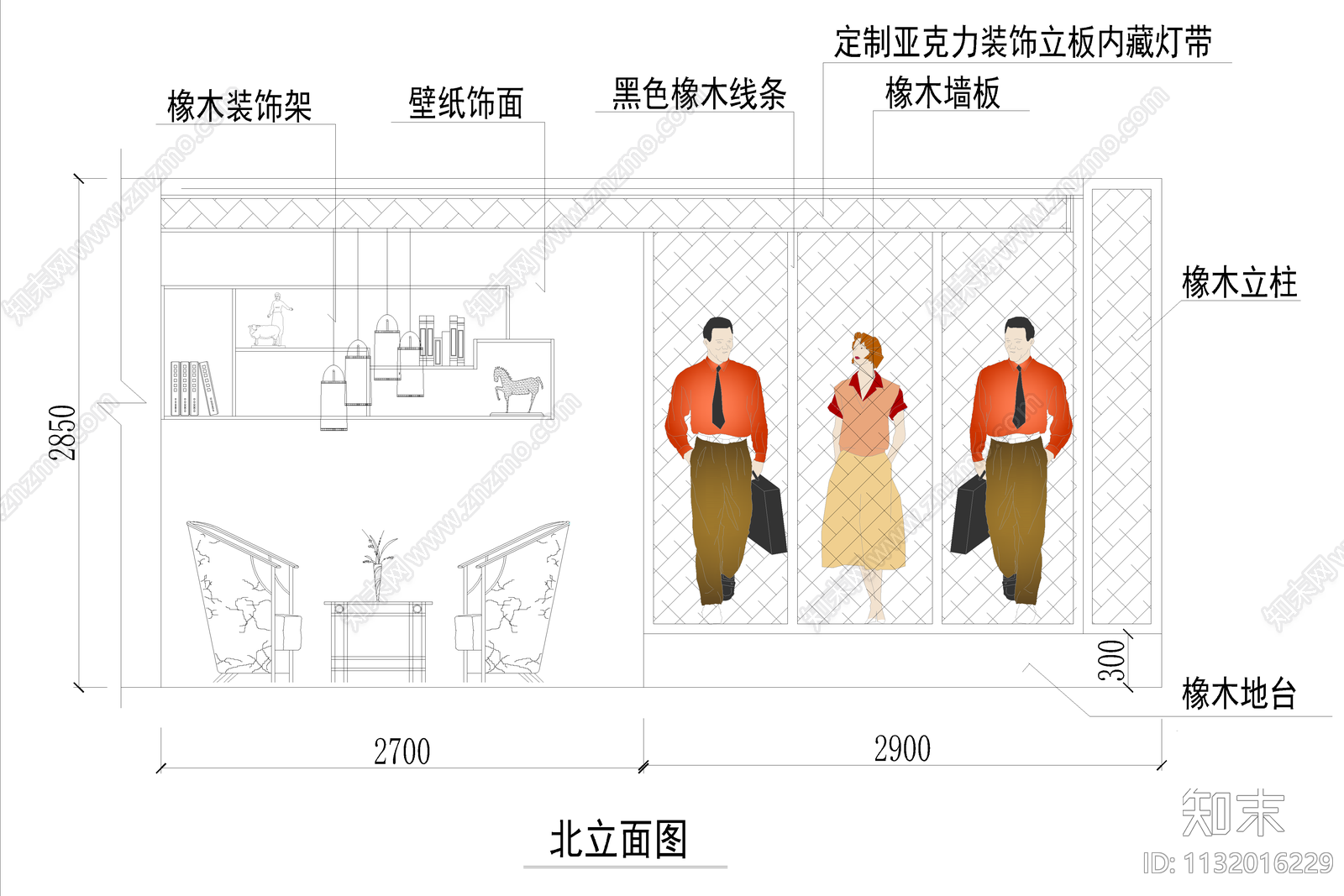 服装店室内cad施工图下载【ID:1132016229】