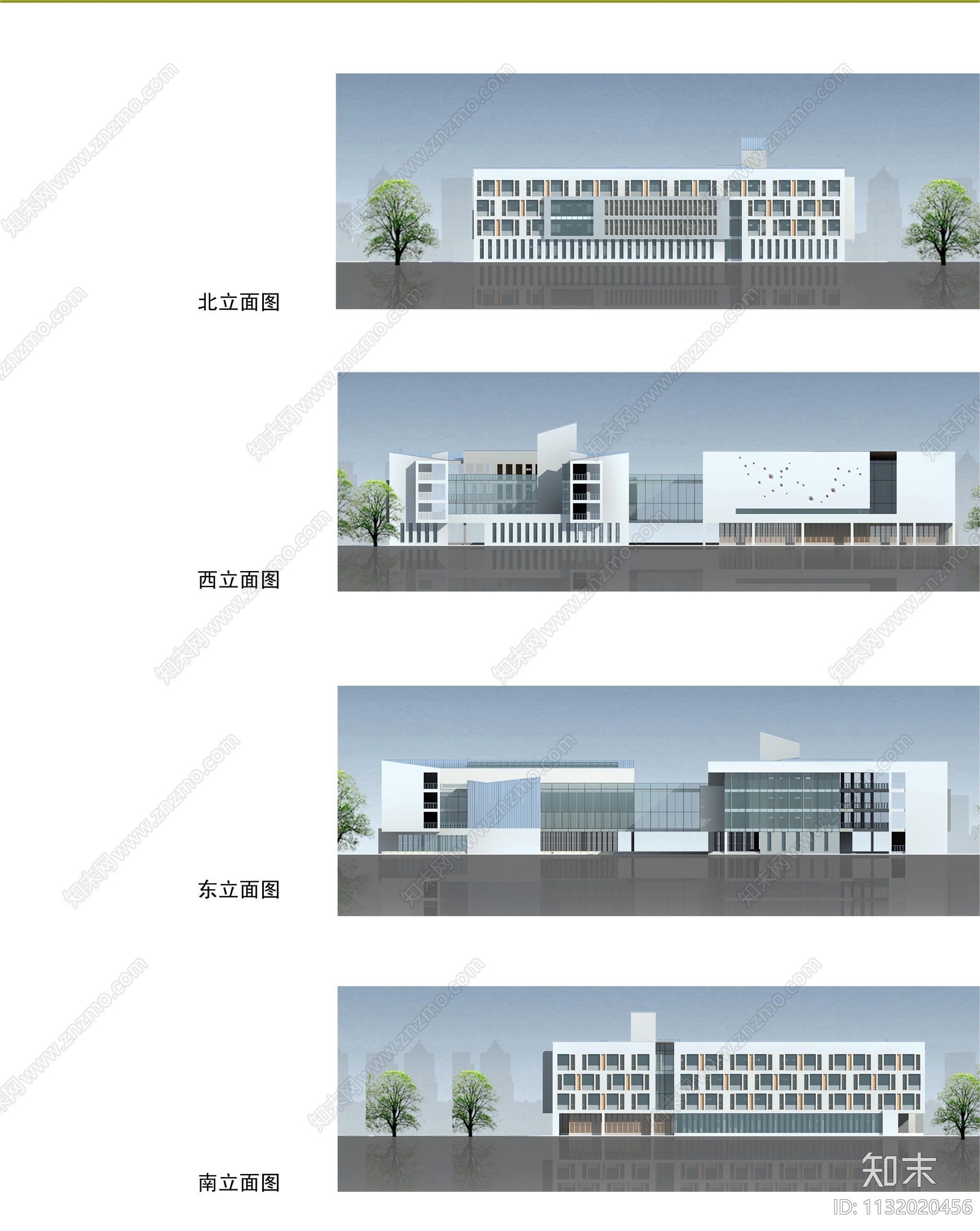 南京中学建筑cad施工图下载【ID:1132020456】