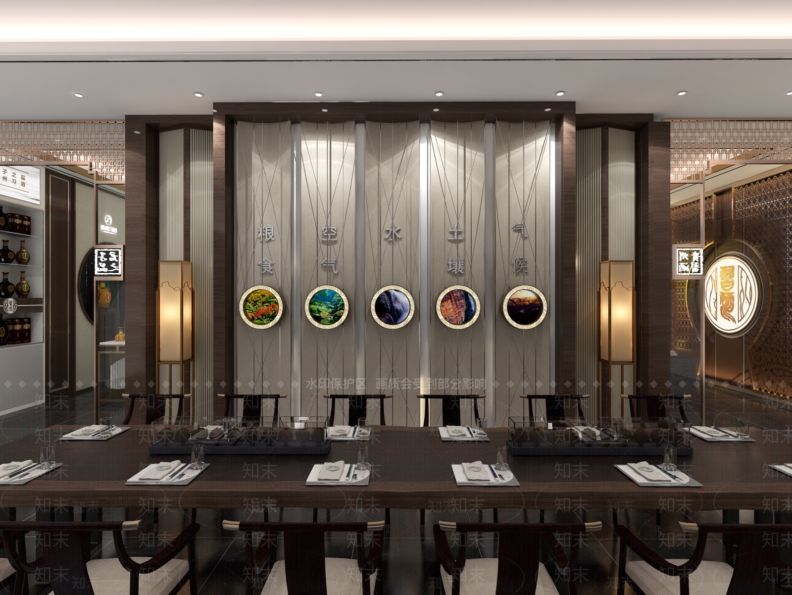 新中式习酒店3D模型下载【ID:1132021057】
