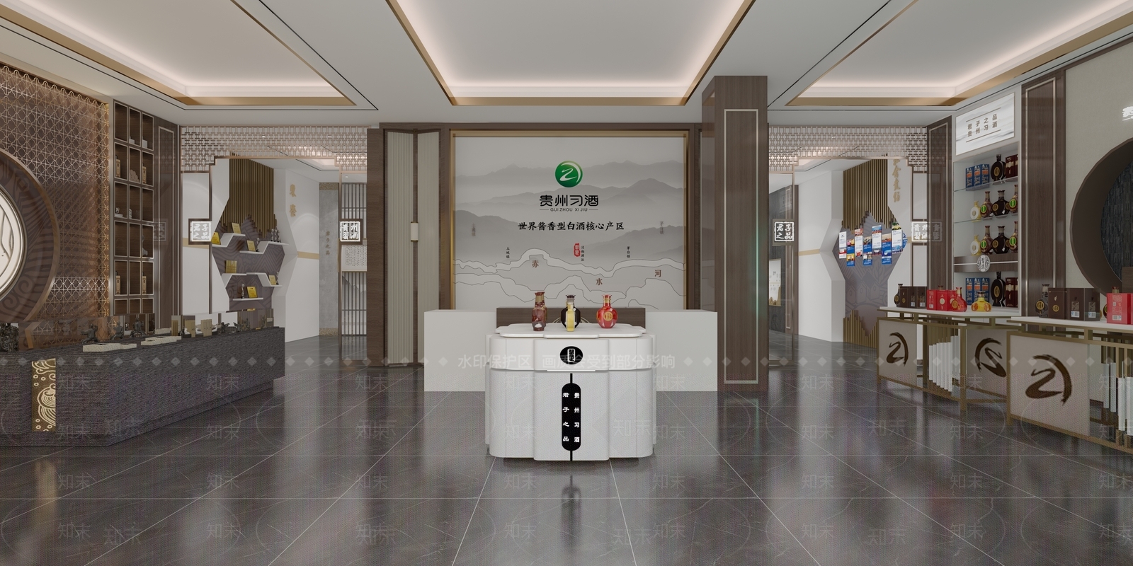 新中式习酒店3D模型下载【ID:1132021057】
