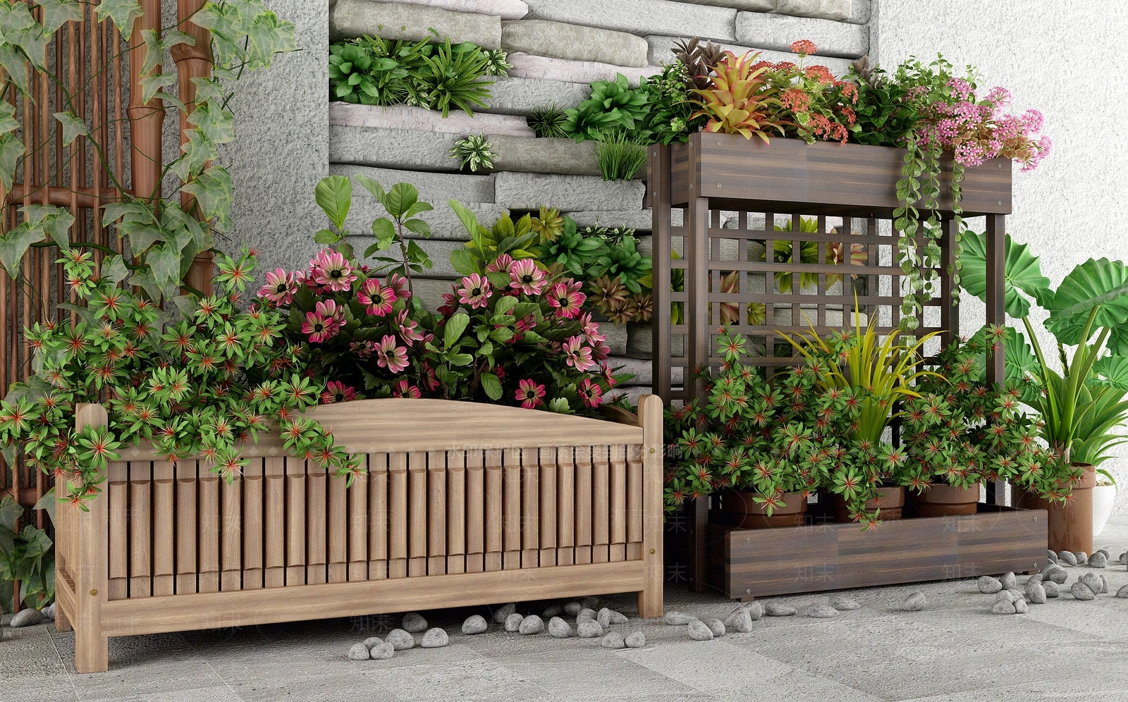 现代花箱3D模型下载【ID:1132024323】