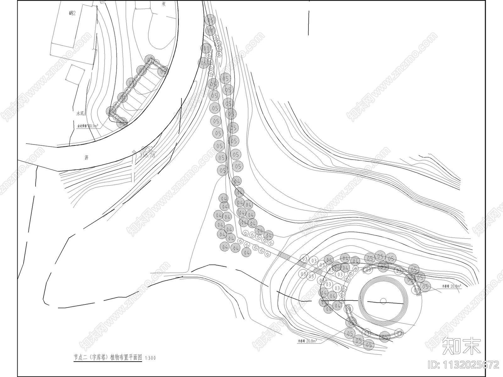 小周镇移民江村人居环境改善平面图施工图下载【ID:1132025672】