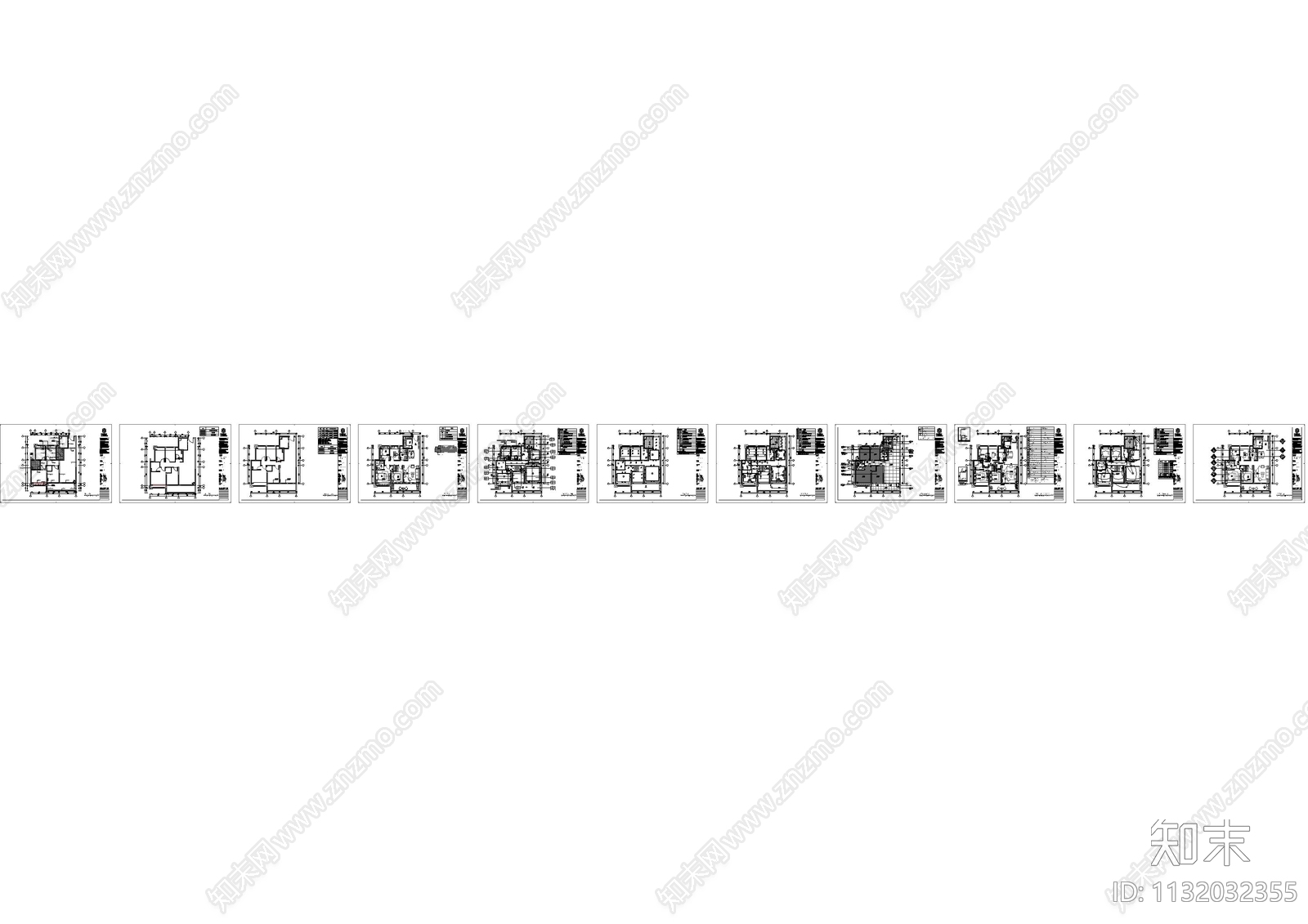 湖湾花园中式精装修cad施工图下载【ID:1132032355】