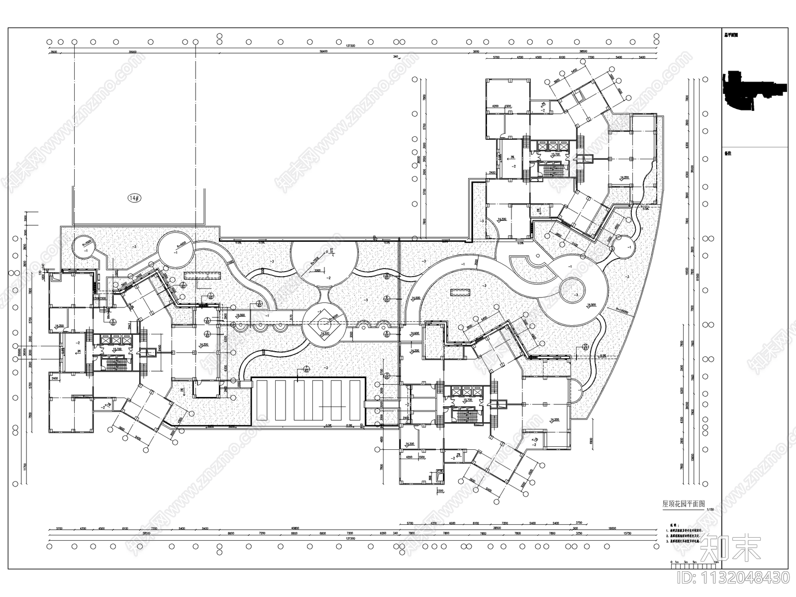 高层商住楼建筑cad施工图下载【ID:1132048430】