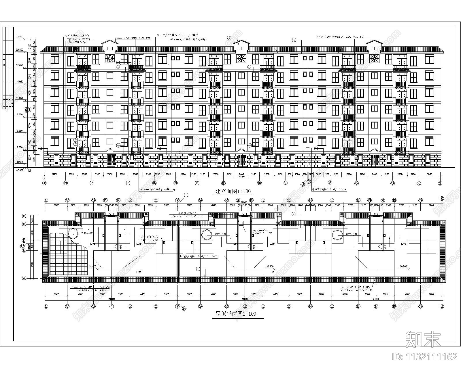 住宅建筑cad施工图下载【ID:1132111162】