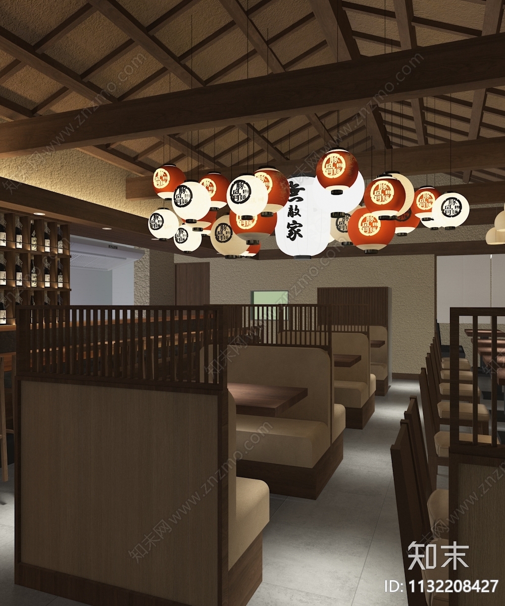 现代无敌家拉面店3D模型下载【ID:1132208427】