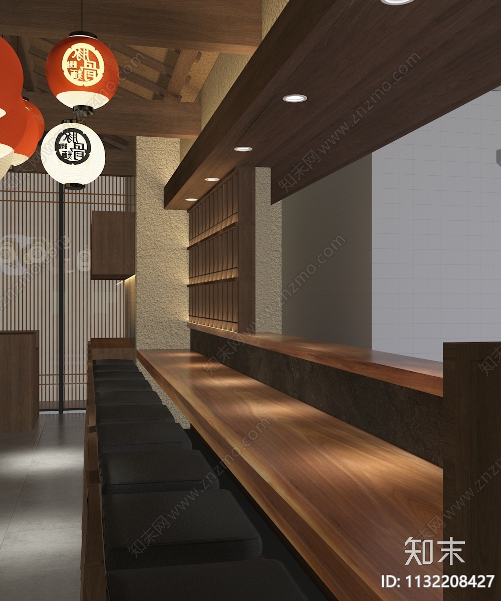 现代无敌家拉面店3D模型下载【ID:1132208427】