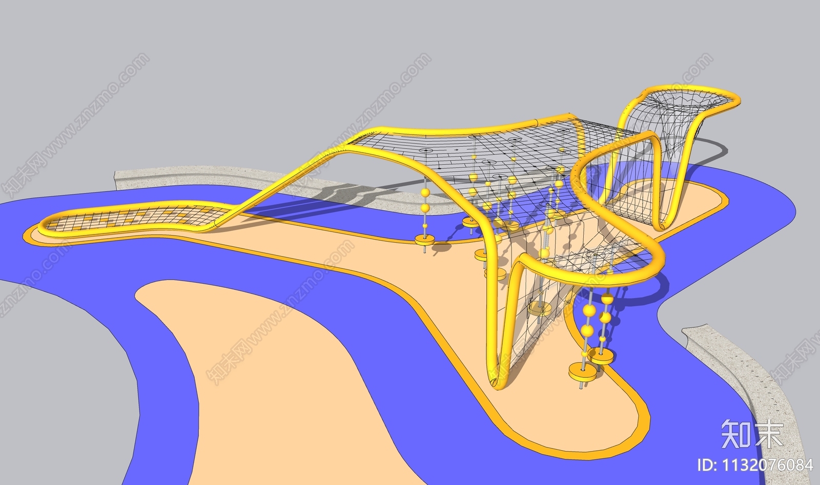 游乐设施SU模型下载【ID:1132076084】