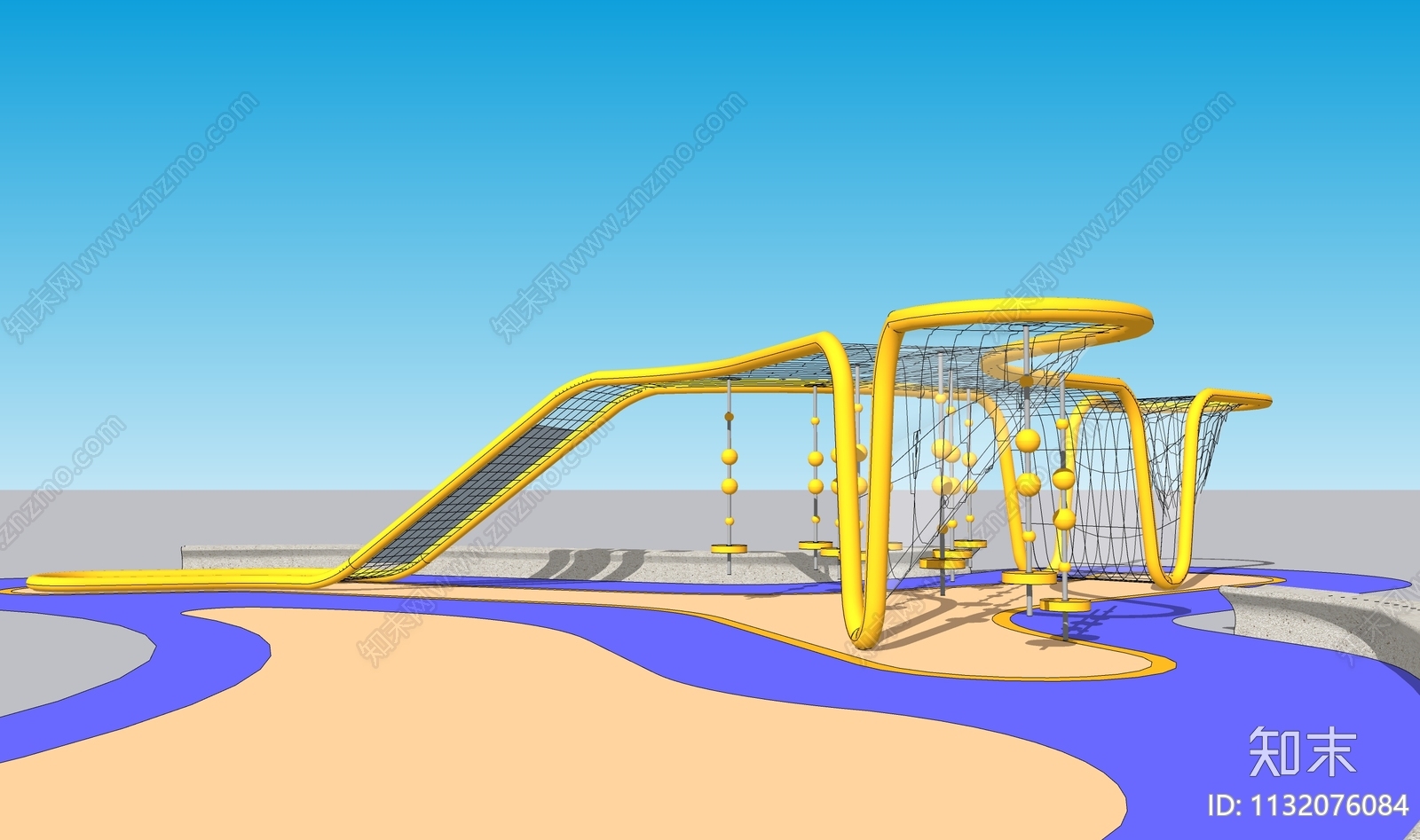 游乐设施SU模型下载【ID:1132076084】