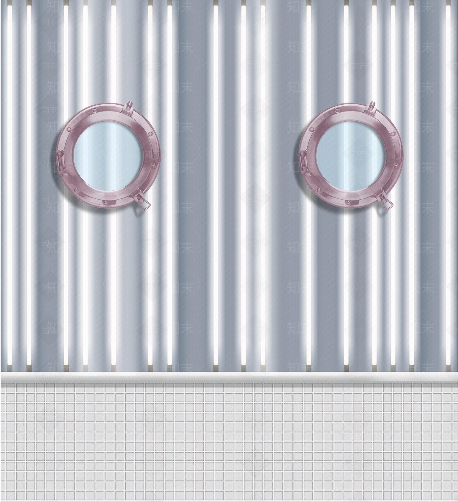 卡通条纹自发光感儿童简约硬包贴图下载【ID:1132076232】