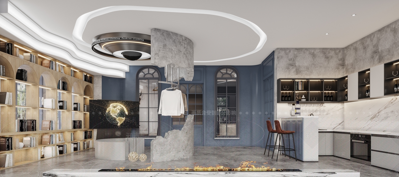 法式家具展厅3D模型下载【ID:1132097290】