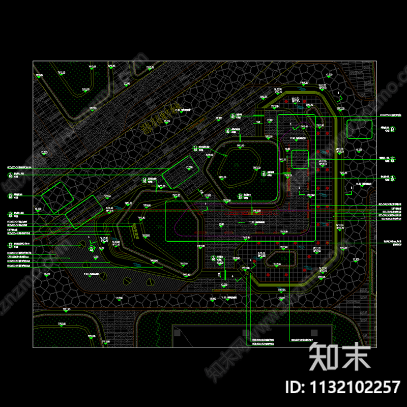 生物家园项目景观cad施工图下载【ID:1132102257】