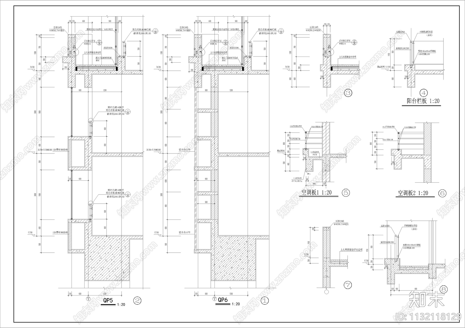 高层住宅楼建筑cad施工图下载【ID:1132118129】