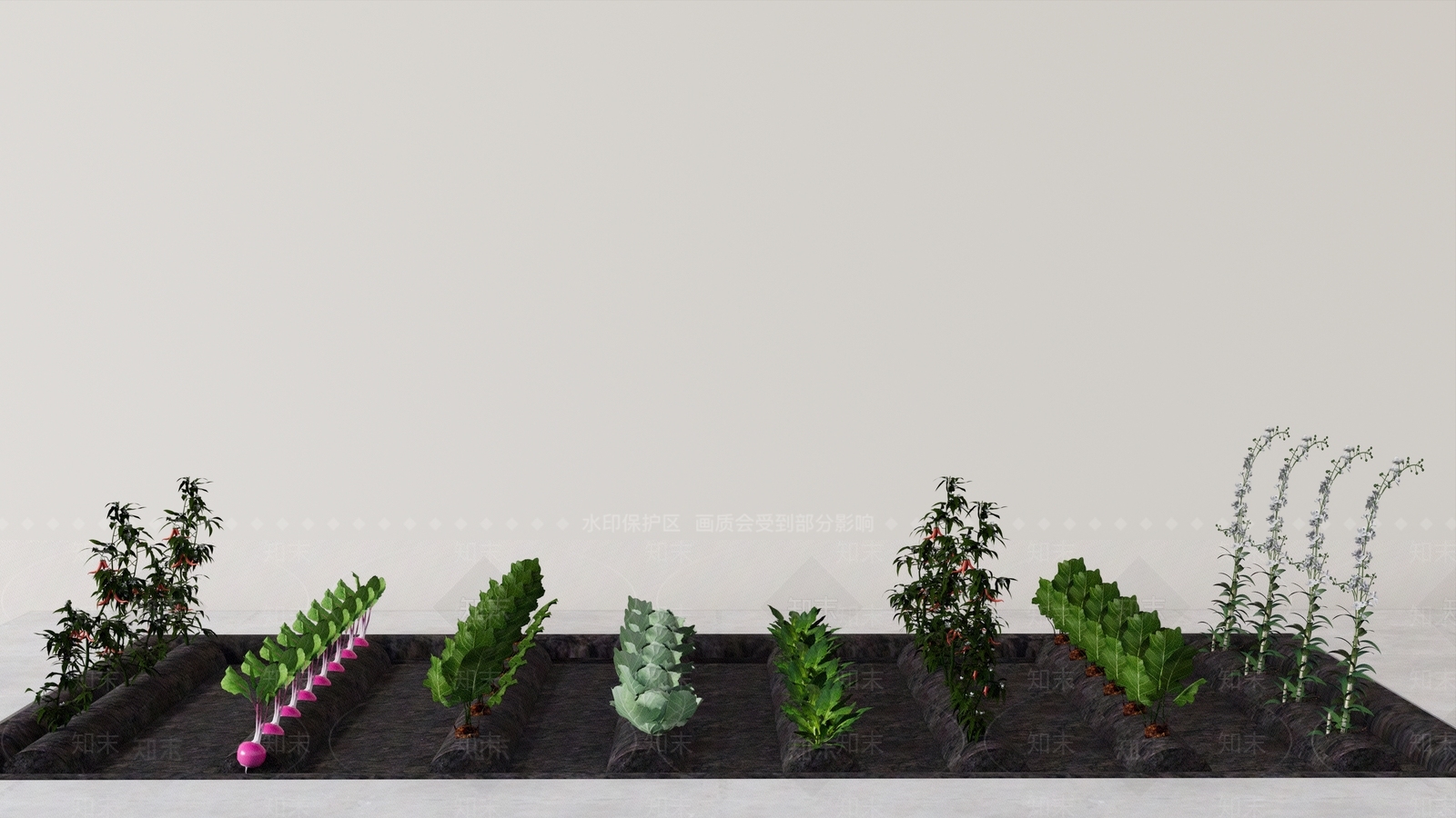 蔬菜地SU模型下载【ID:1132127676】