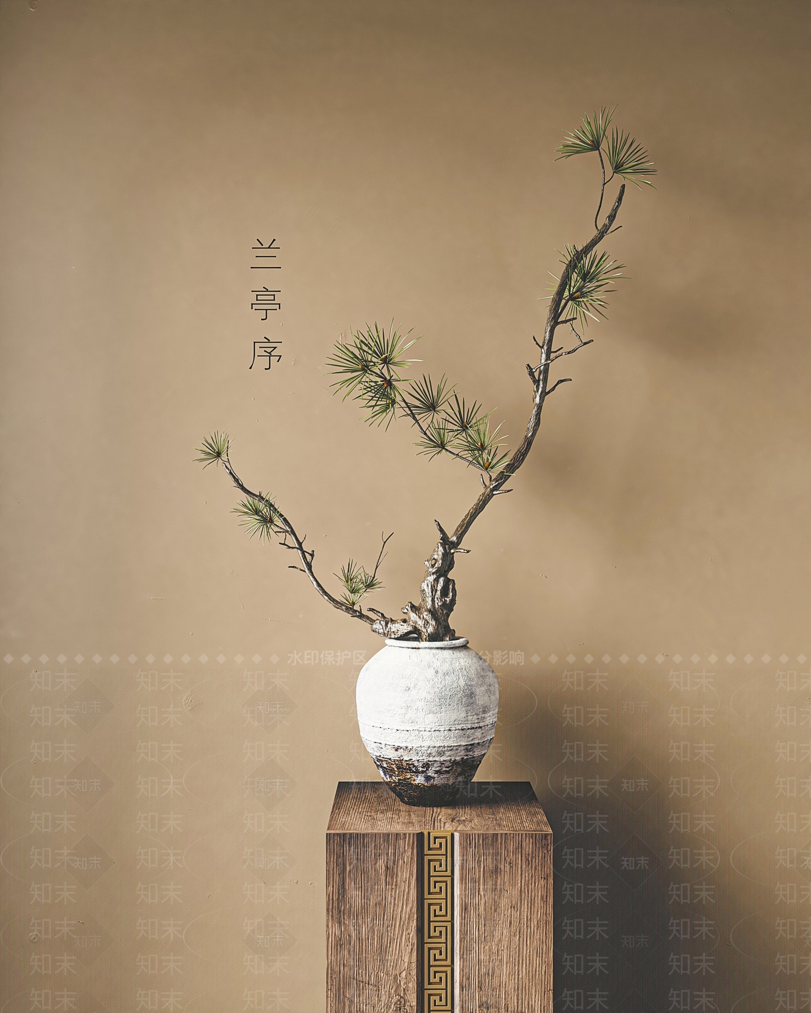 侘寂盆景3D模型下载【ID:1132128545】