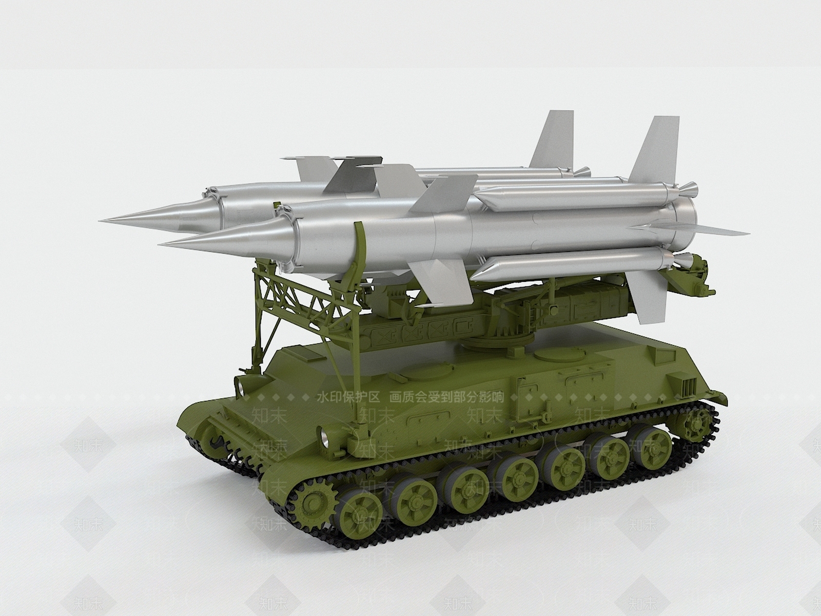 导弹车3D模型下载【ID:1132131675】