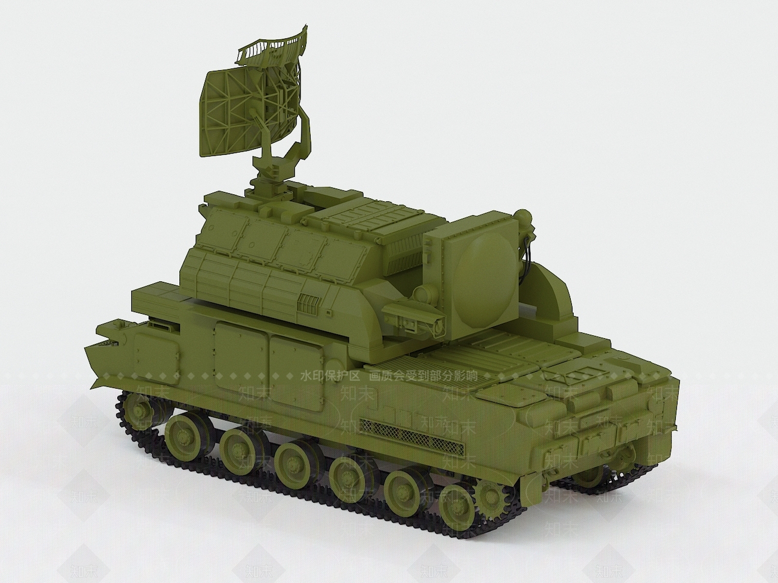导弹车3D模型下载【ID:1132131844】