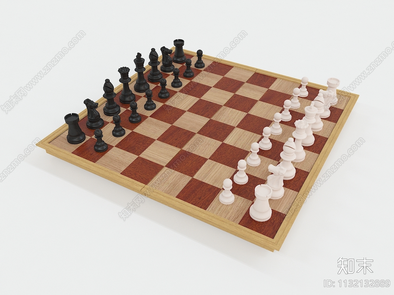 现代国际象棋3D模型下载【ID:1132132889】