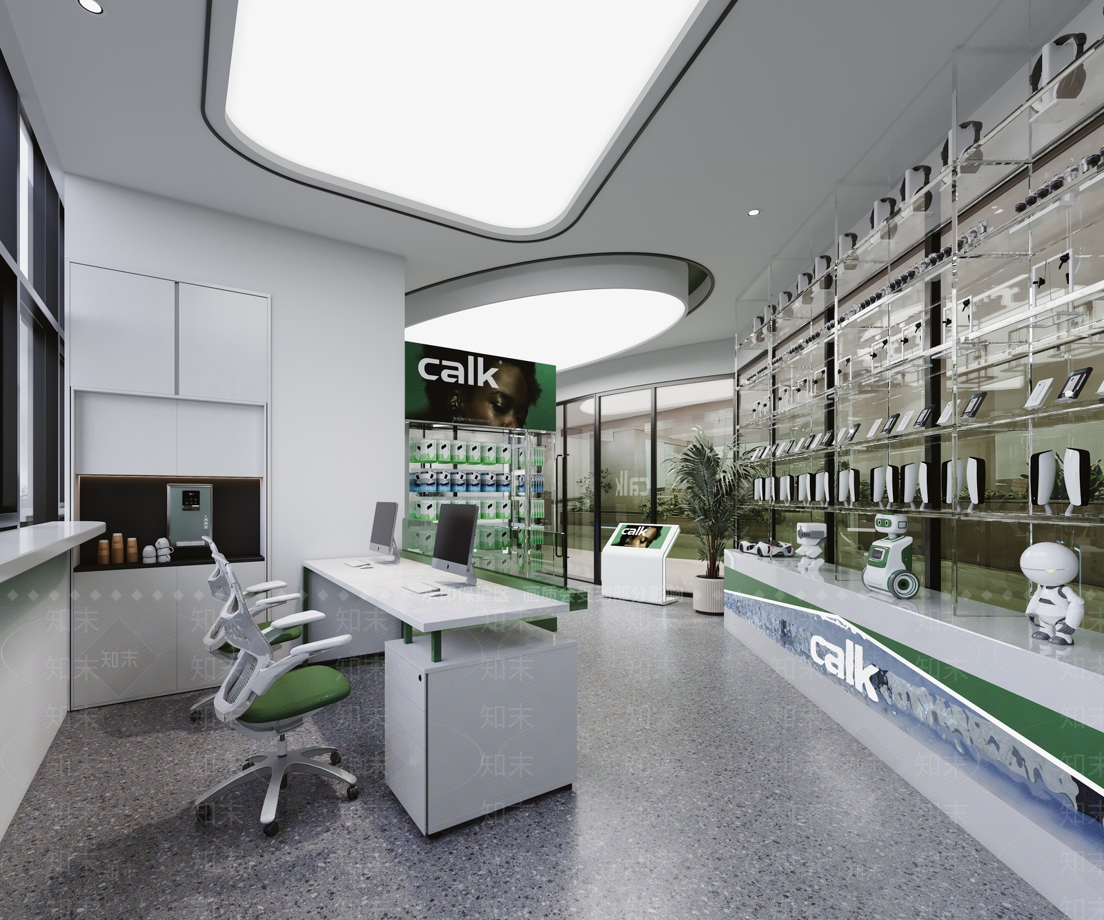 现代科技感数码店3D模型下载【ID:1132139661】