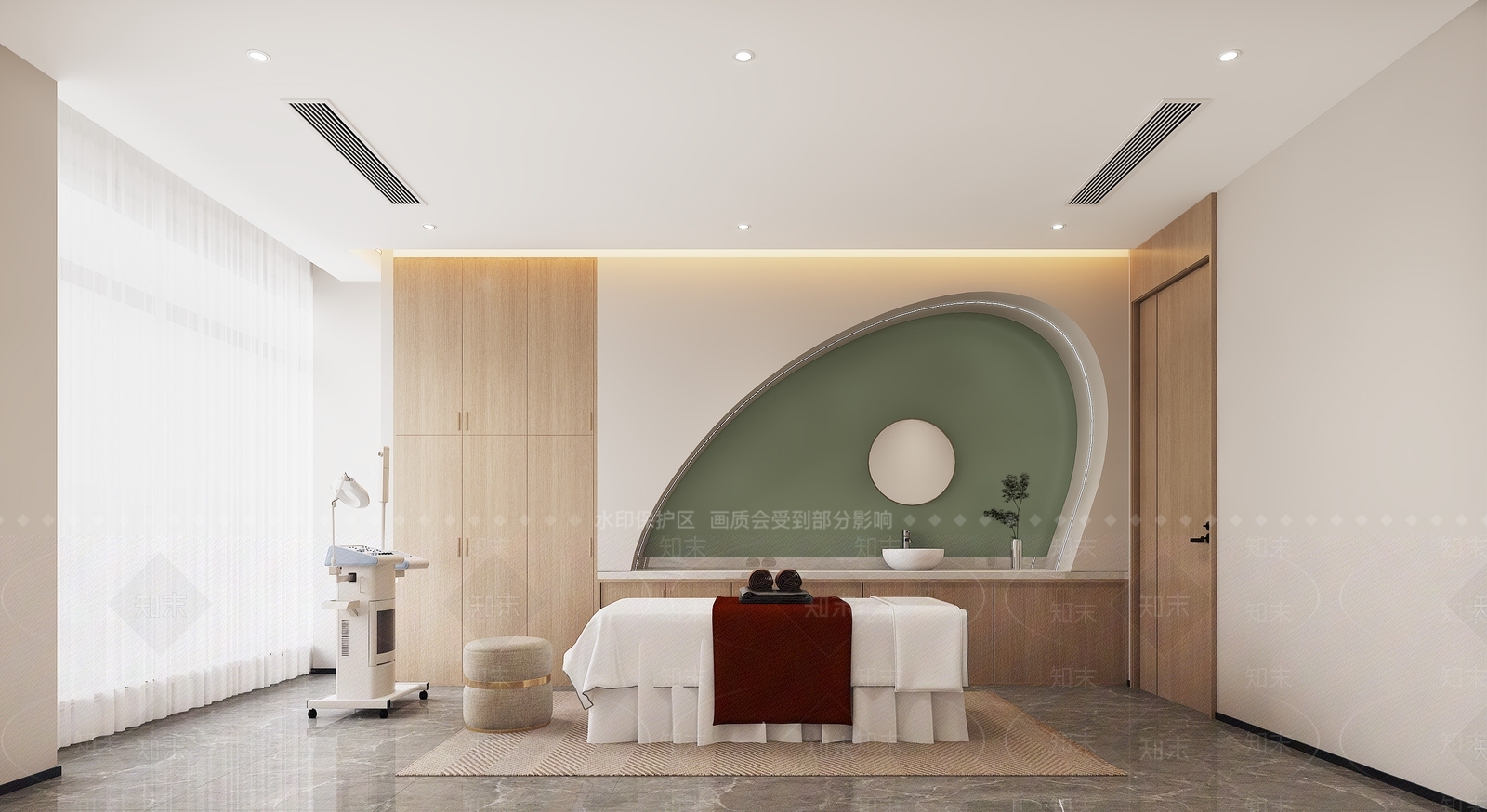 现代美容店3D模型下载【ID:1132140422】