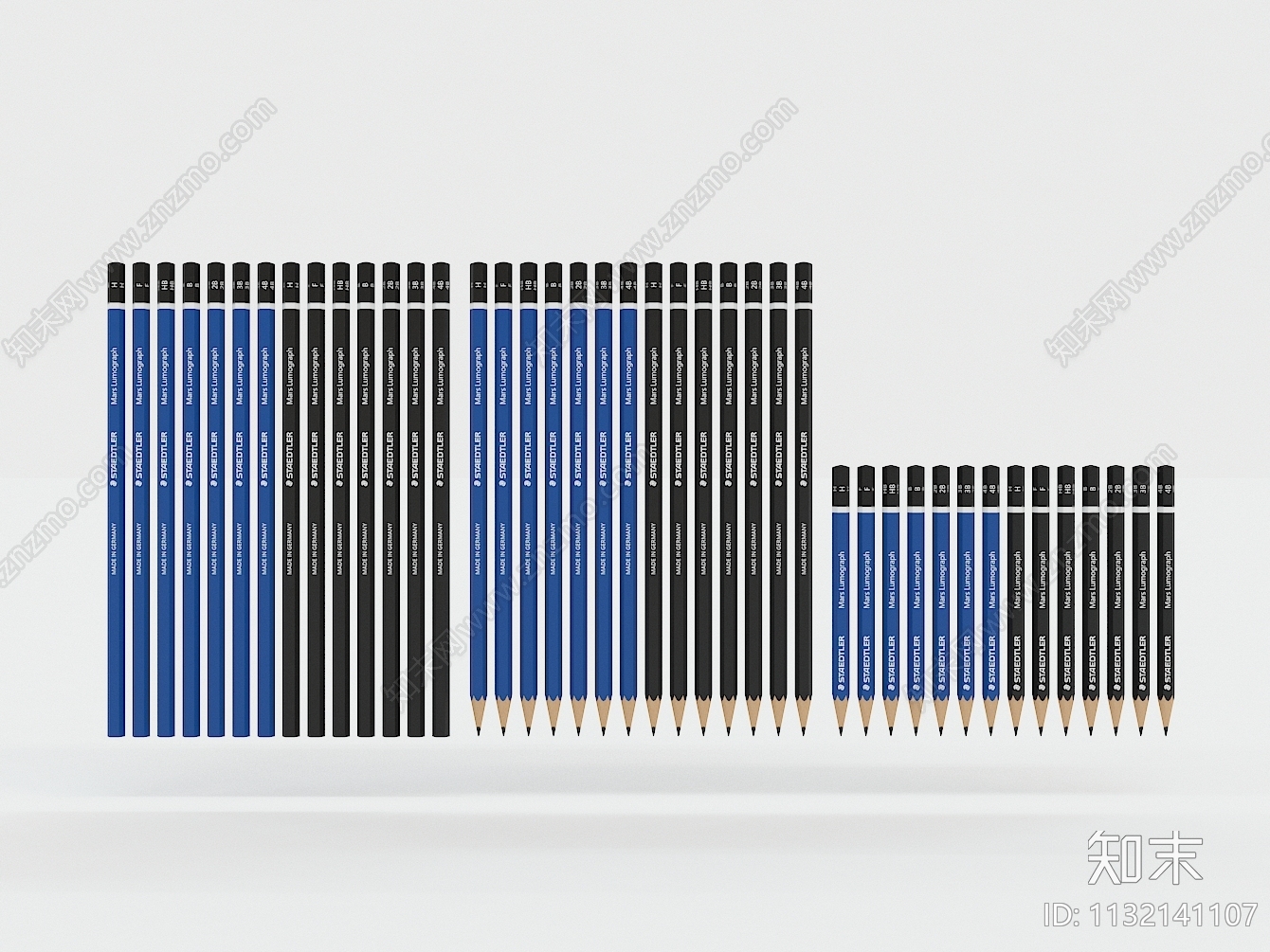 施德楼铅笔3D模型下载【ID:1132141107】
