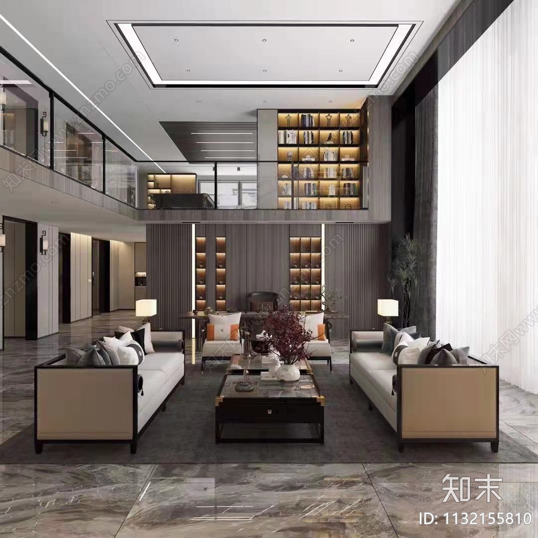 航天办公休闲会所cad施工图下载【ID:1132155810】