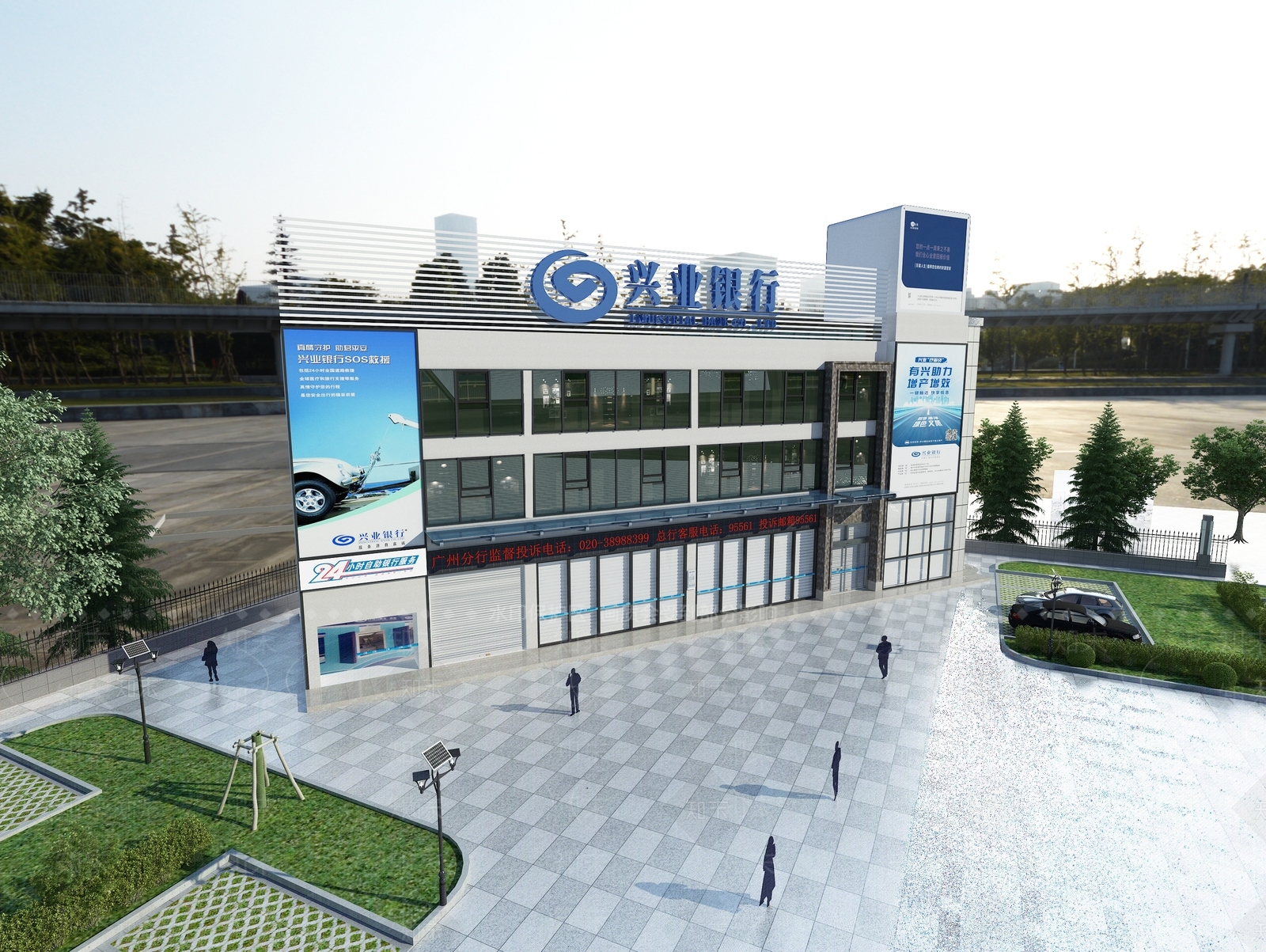 商业建筑3D模型下载【ID:1188470956】
