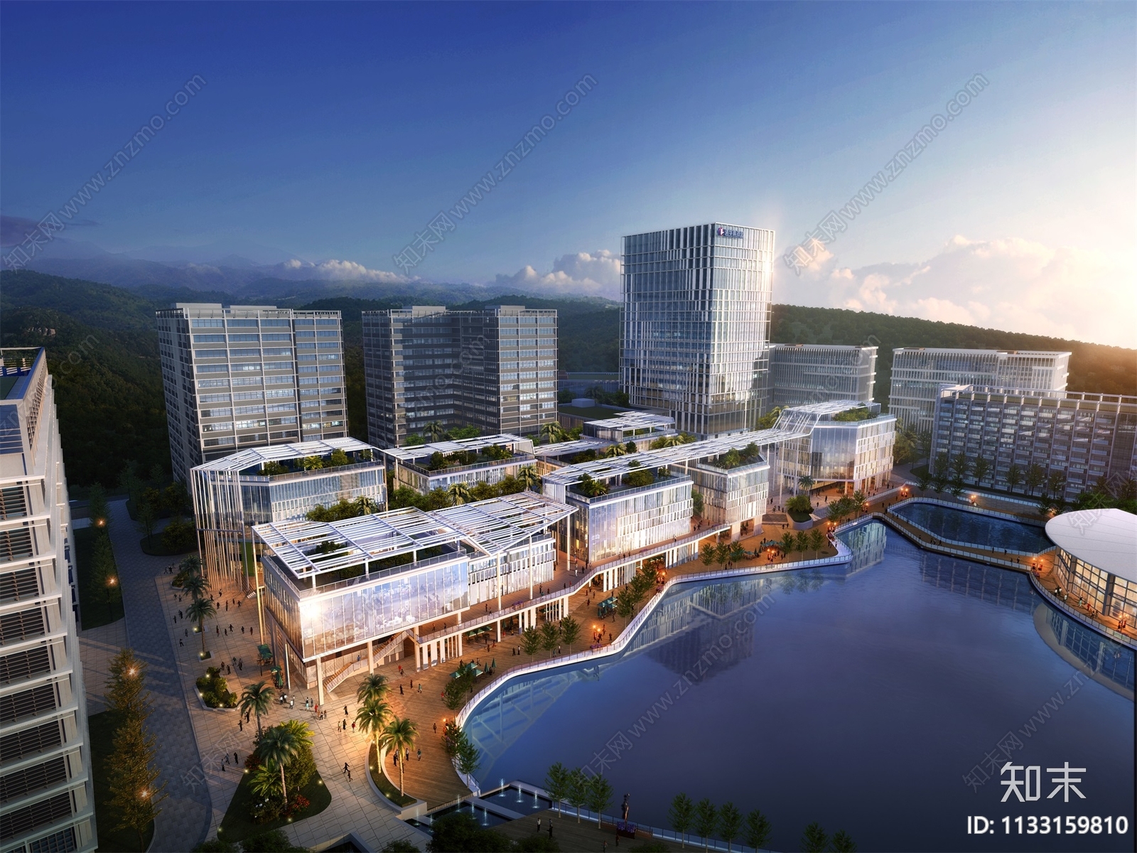 珠海清华科技园cad施工图下载【ID:1133159810】