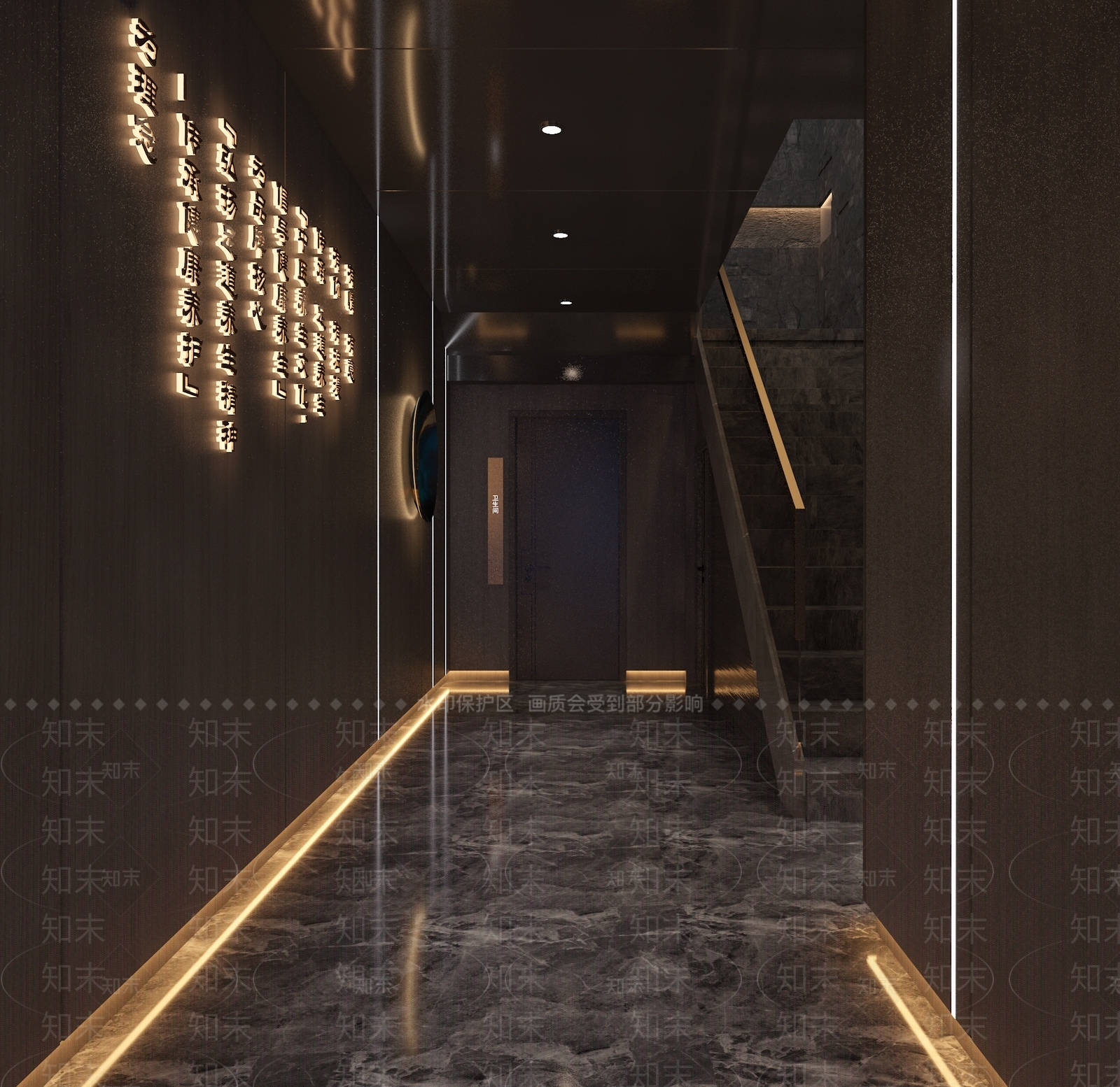 新中式美容SPA店3D模型下载【ID:1132174286】