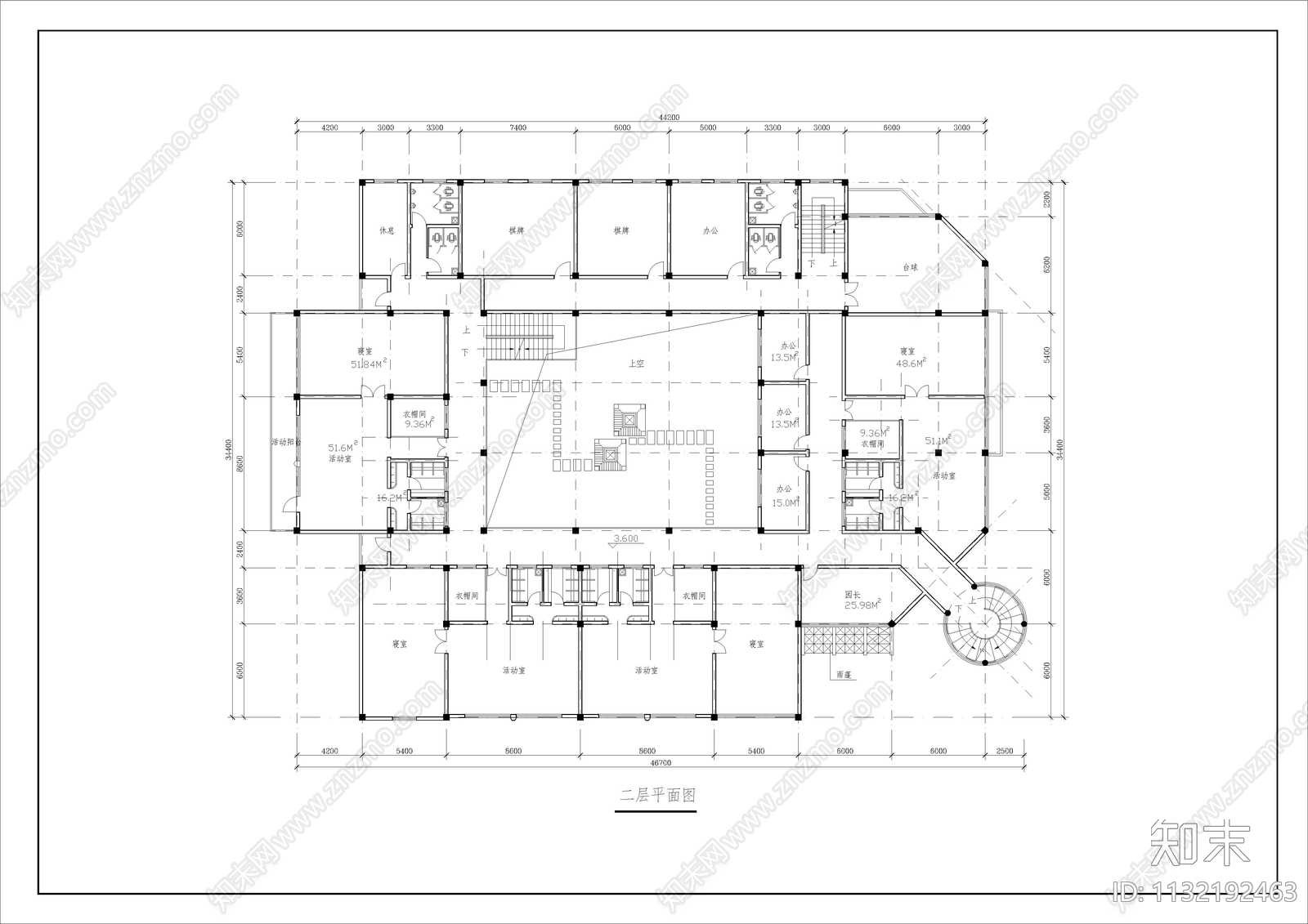 幼儿园建筑cad施工图下载【ID:1132192463】