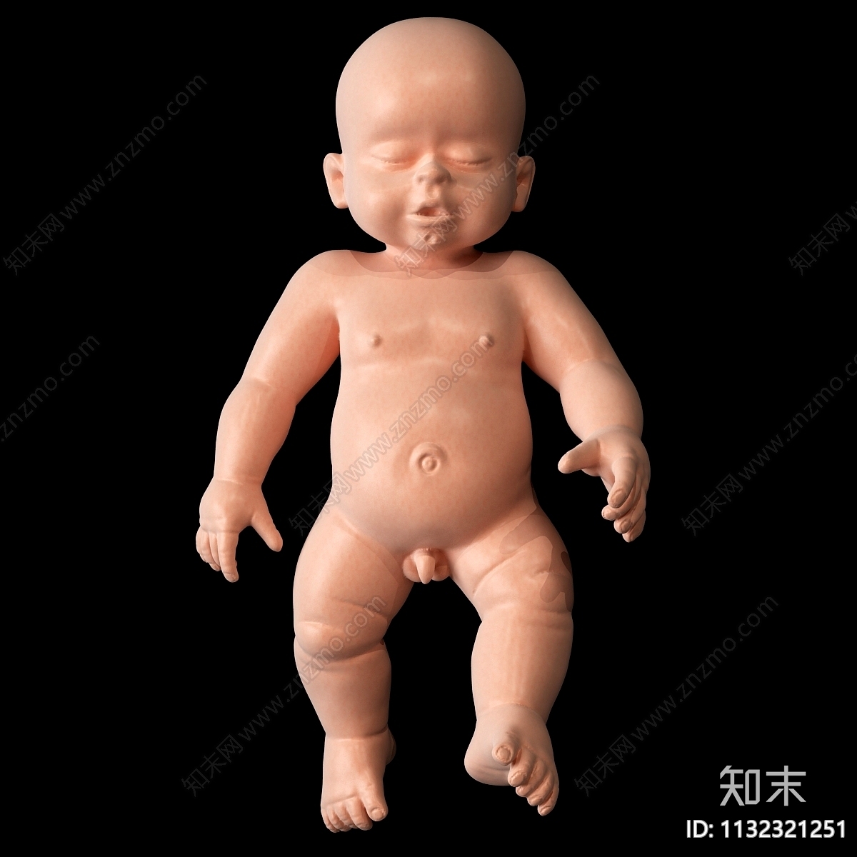 婴儿3D模型下载【ID:1132321251】