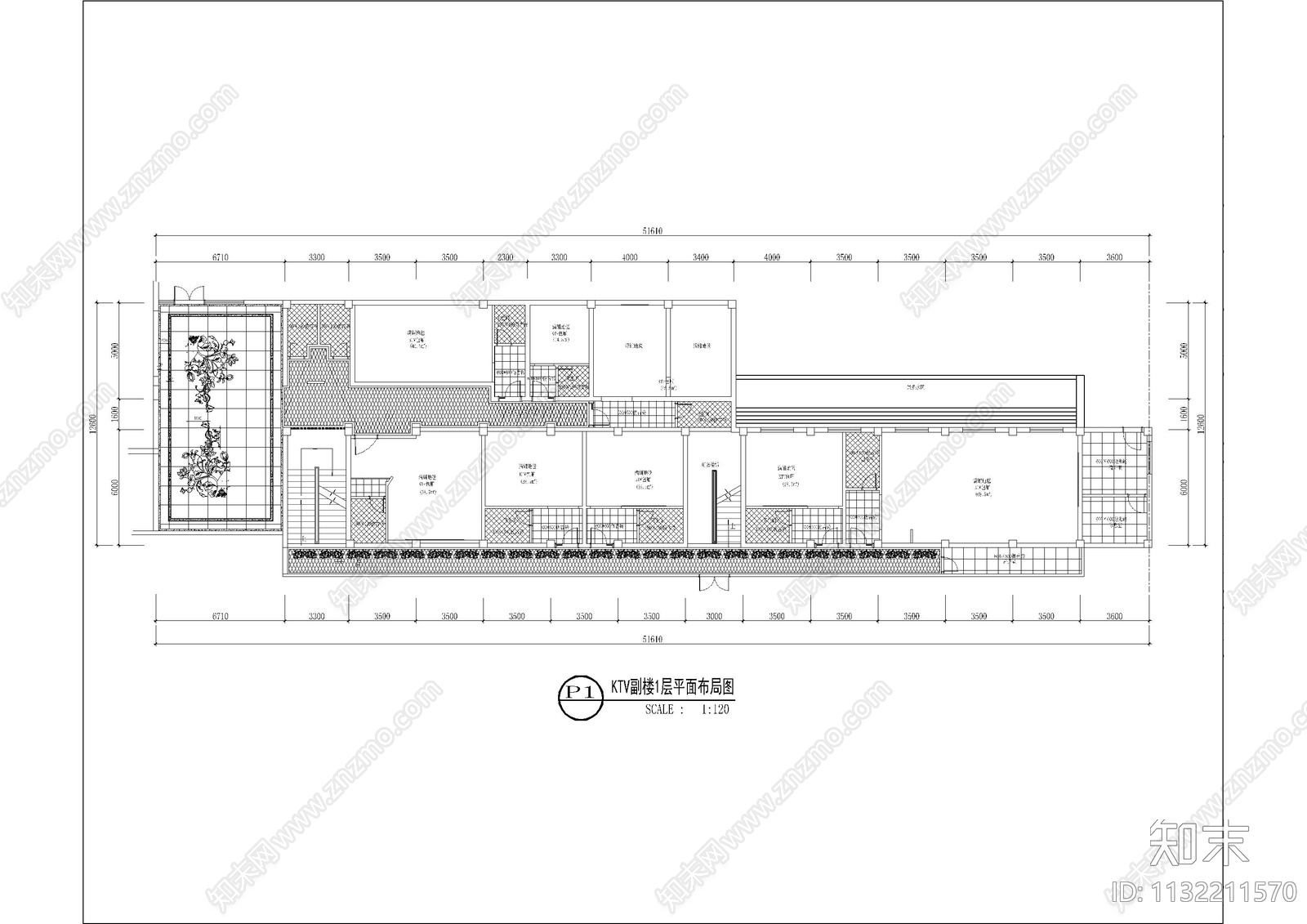 安徽琴港演艺会所效果图cad施工图下载【ID:1132211570】