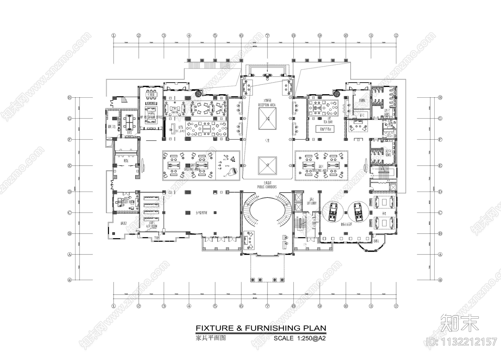 成都复地会所全套cad施工图下载【ID:1132212157】