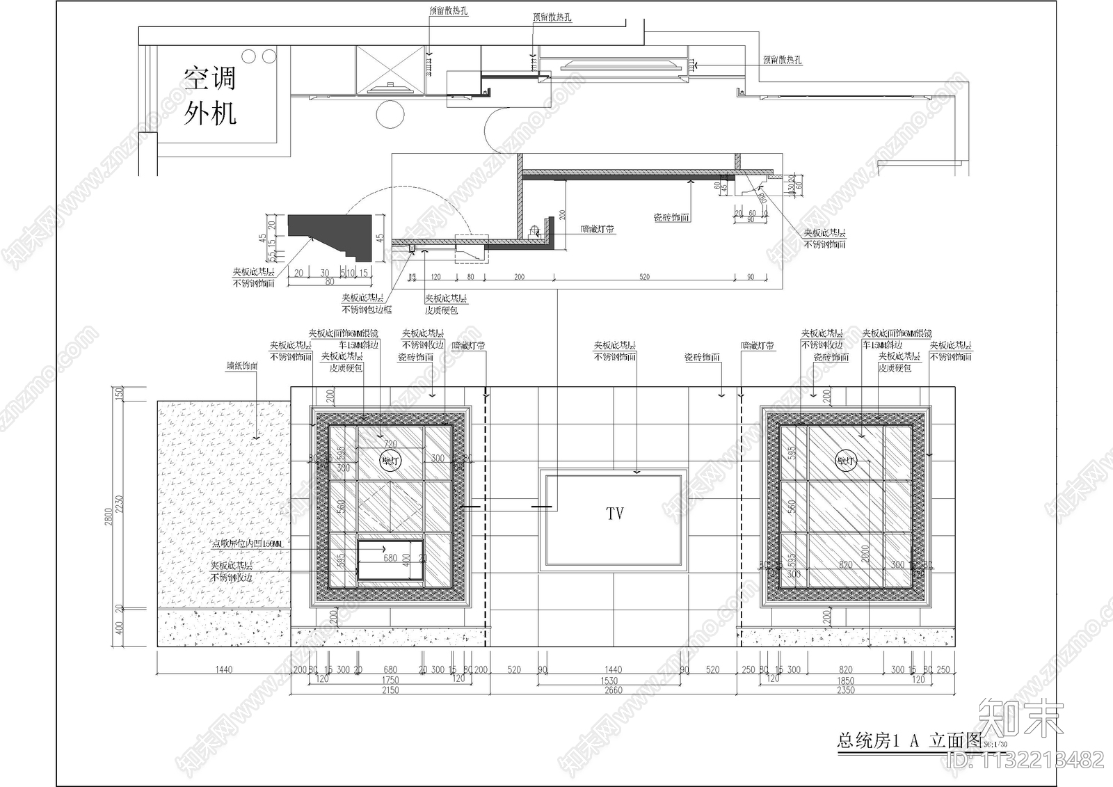 欢乐量贩式KTVcad施工图下载【ID:1132213482】