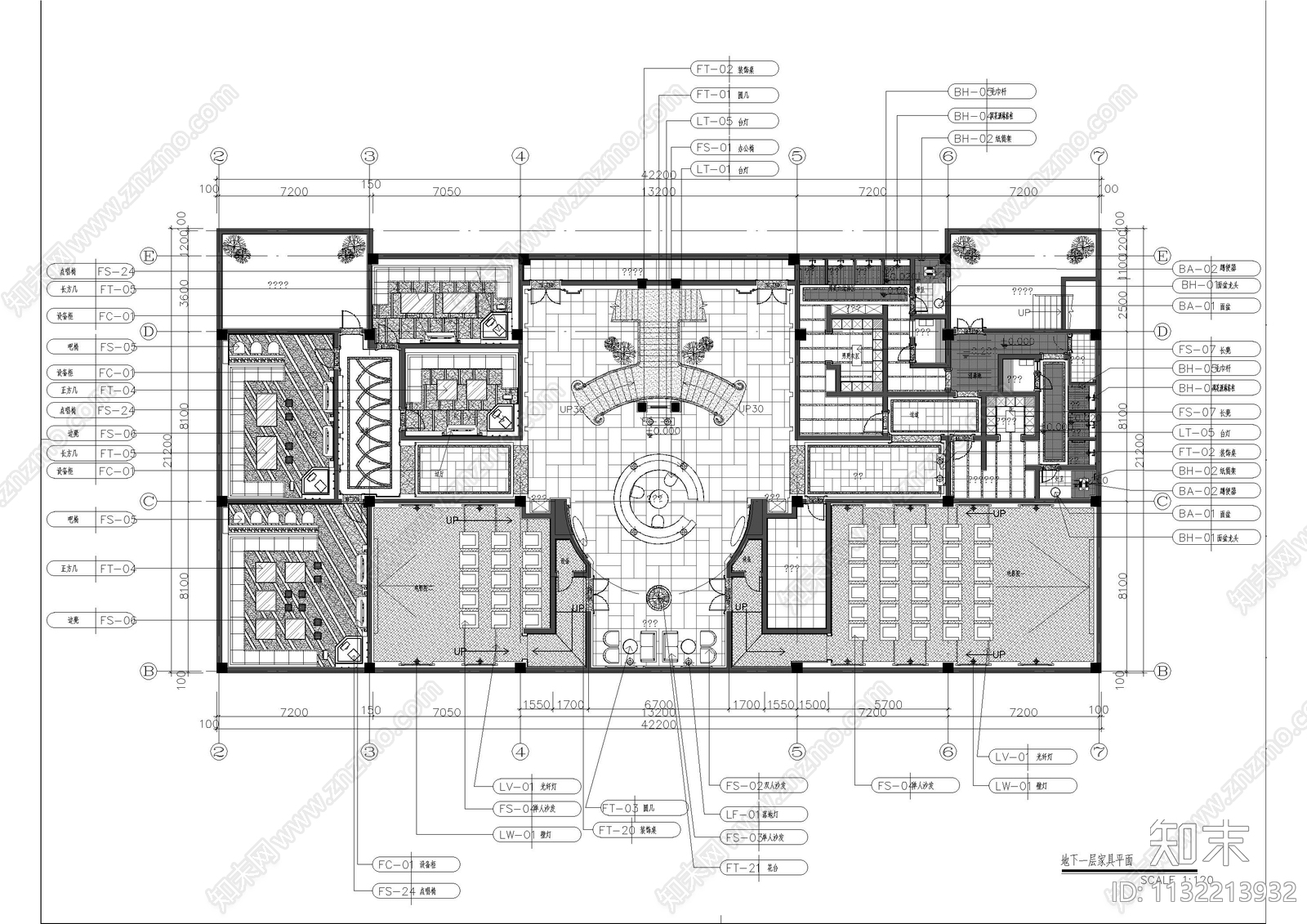 蓝湾半岛会所KTV全套cad施工图下载【ID:1132213932】