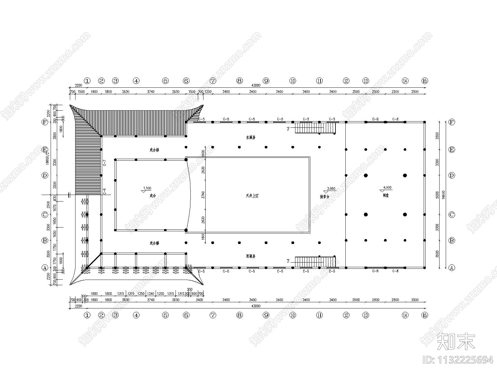 中国古代建筑CAD系列施工图下载【ID:1132225694】