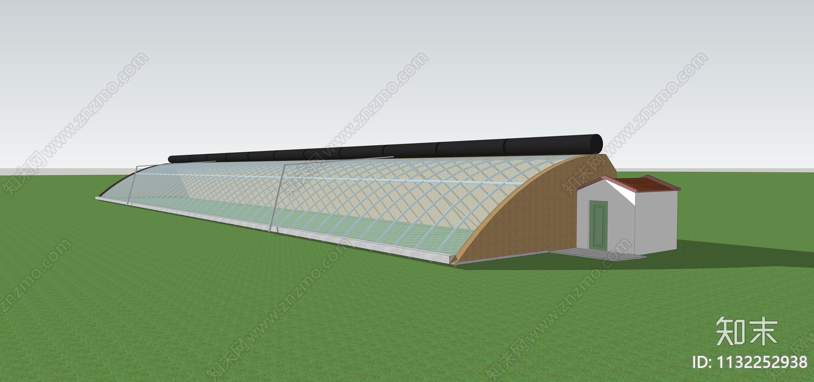 现代大棚SU模型下载【ID:1132252938】