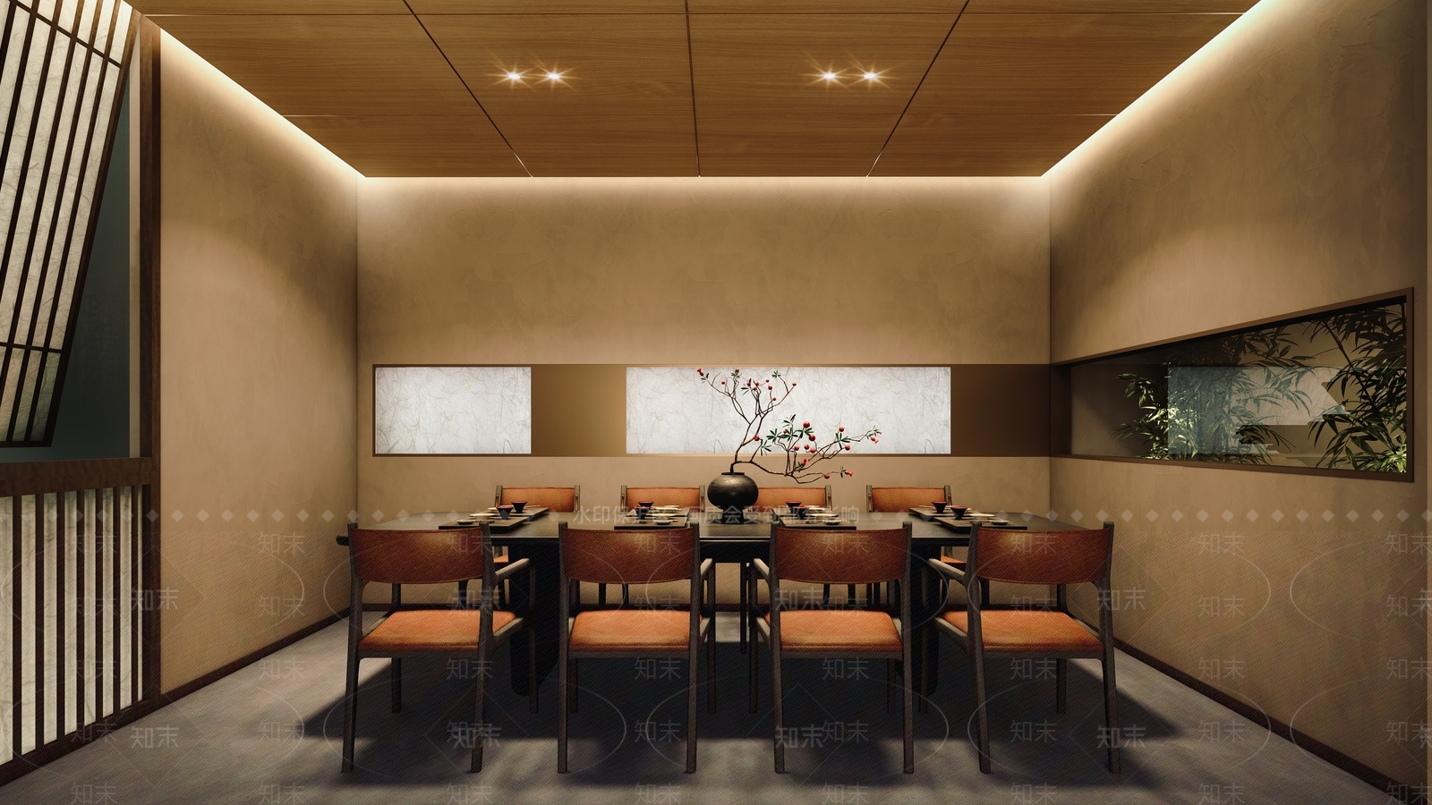 日式日韩料理店SU模型下载【ID:1132259468】