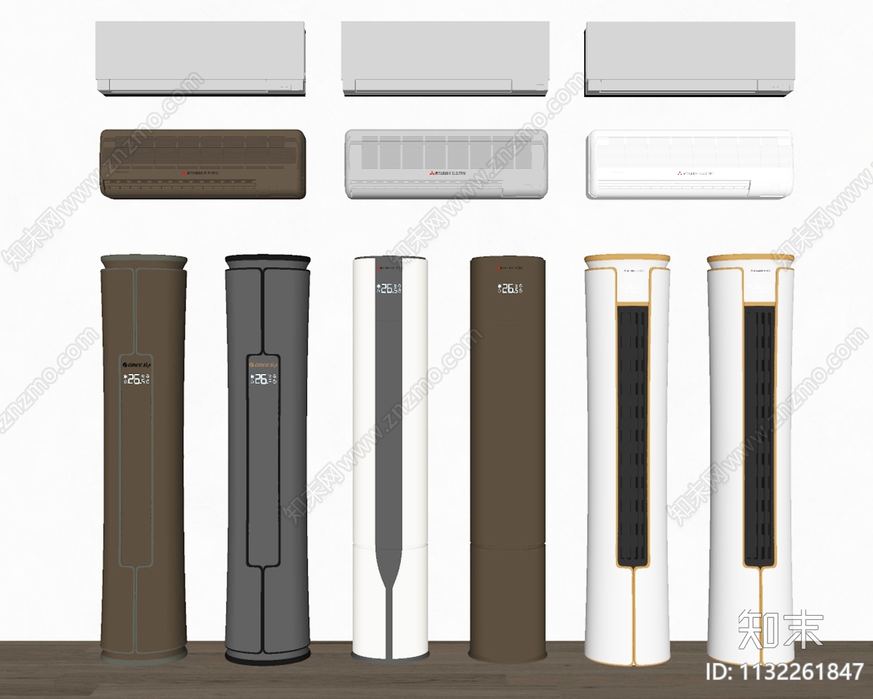 空调组合SU模型下载【ID:1132261847】