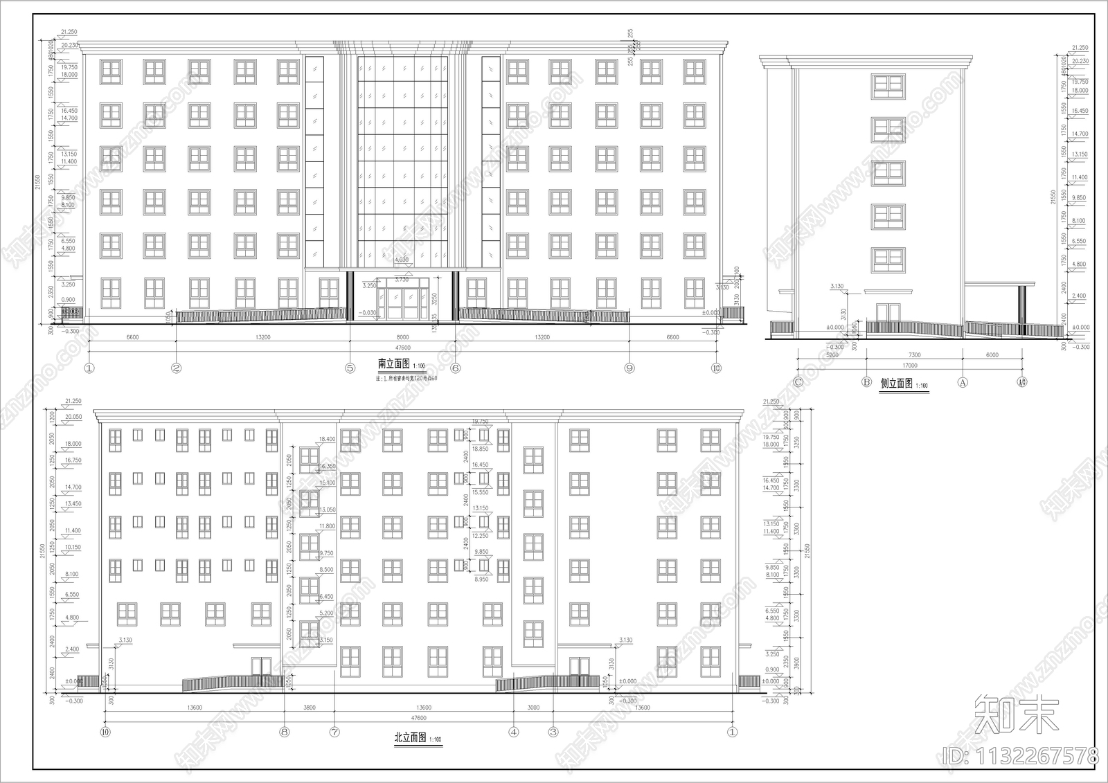 北方某地精品医院建筑cad施工图下载【ID:1132267578】