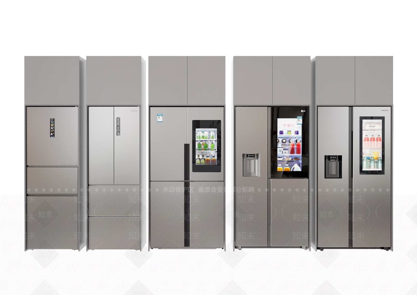 冰箱SU模型下载【ID:1132268084】