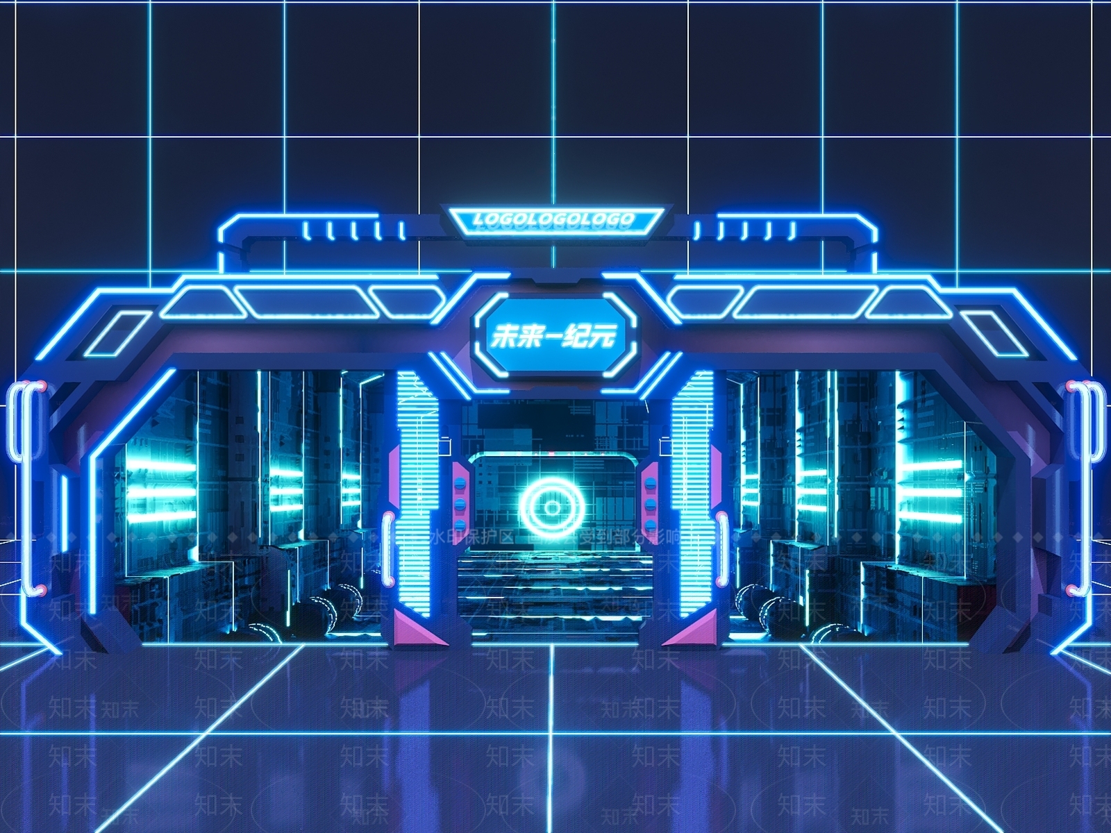 门头3D模型精品下载_3dmax模型_知末网