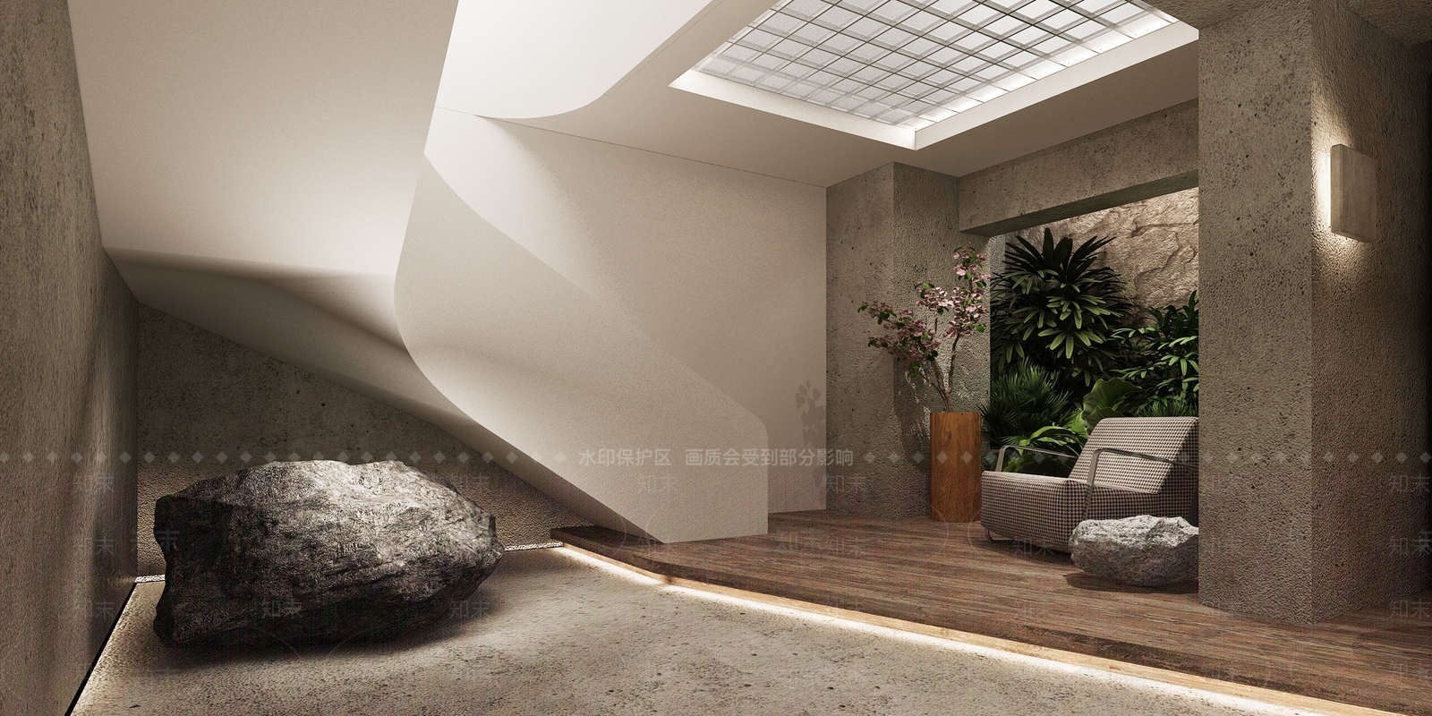 侘寂家居影音室3D模型下载【ID:1132275972】