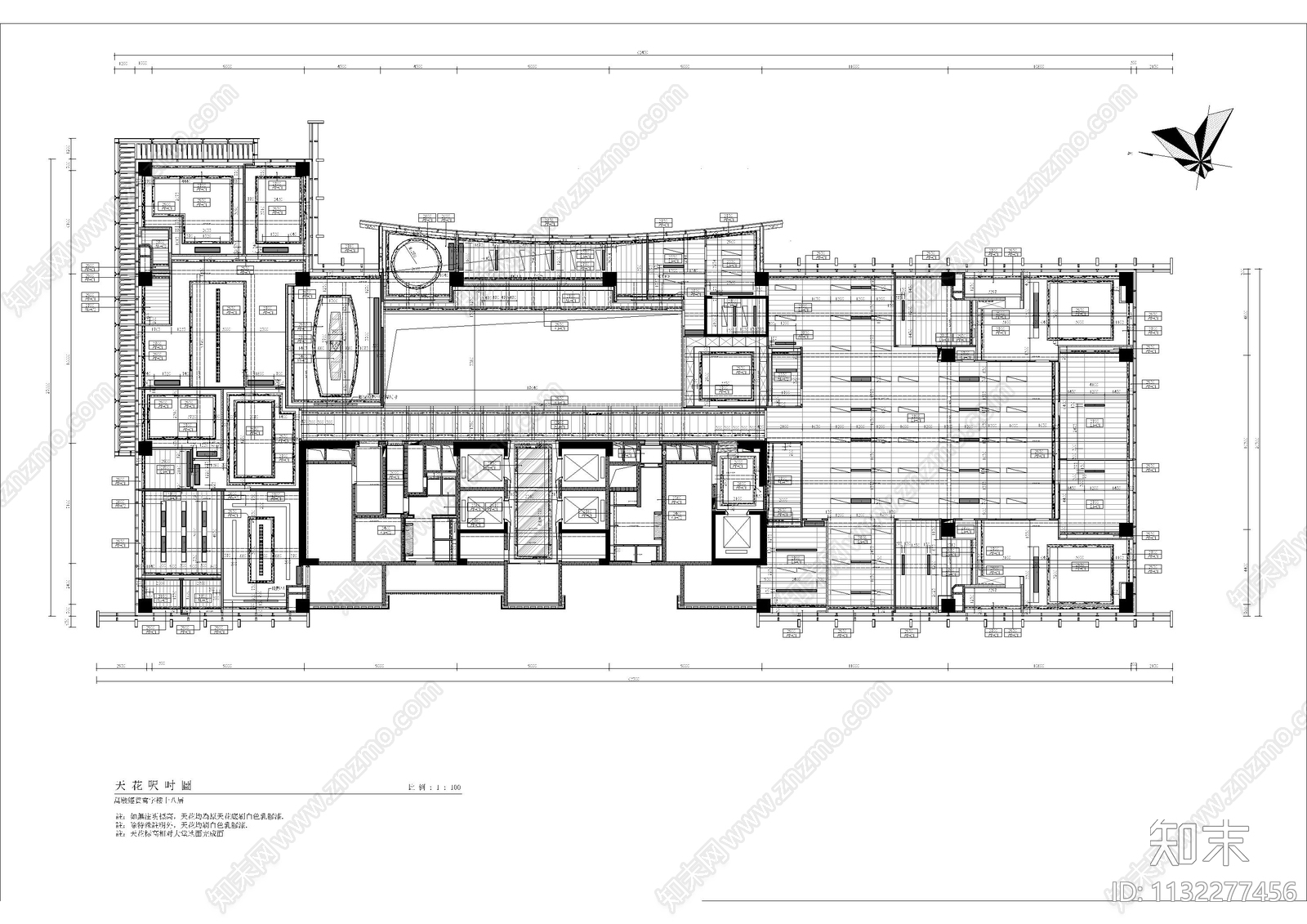 办公室全套cad施工图下载【ID:1132277456】