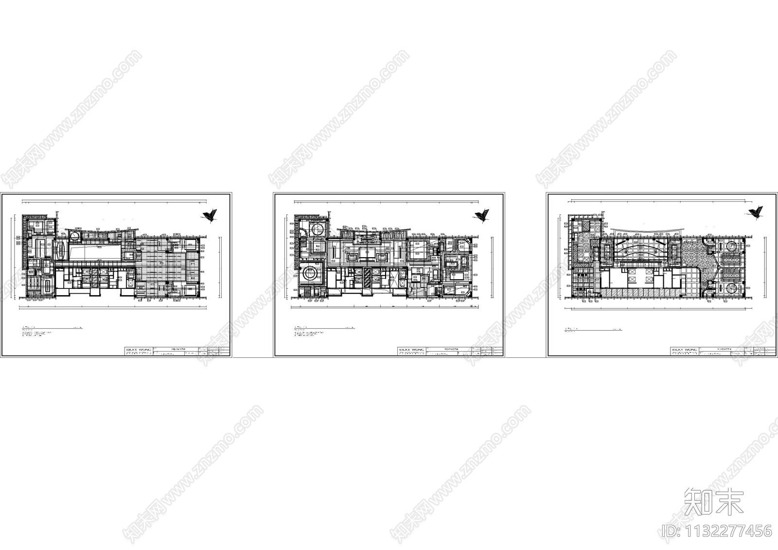 办公室全套cad施工图下载【ID:1132277456】