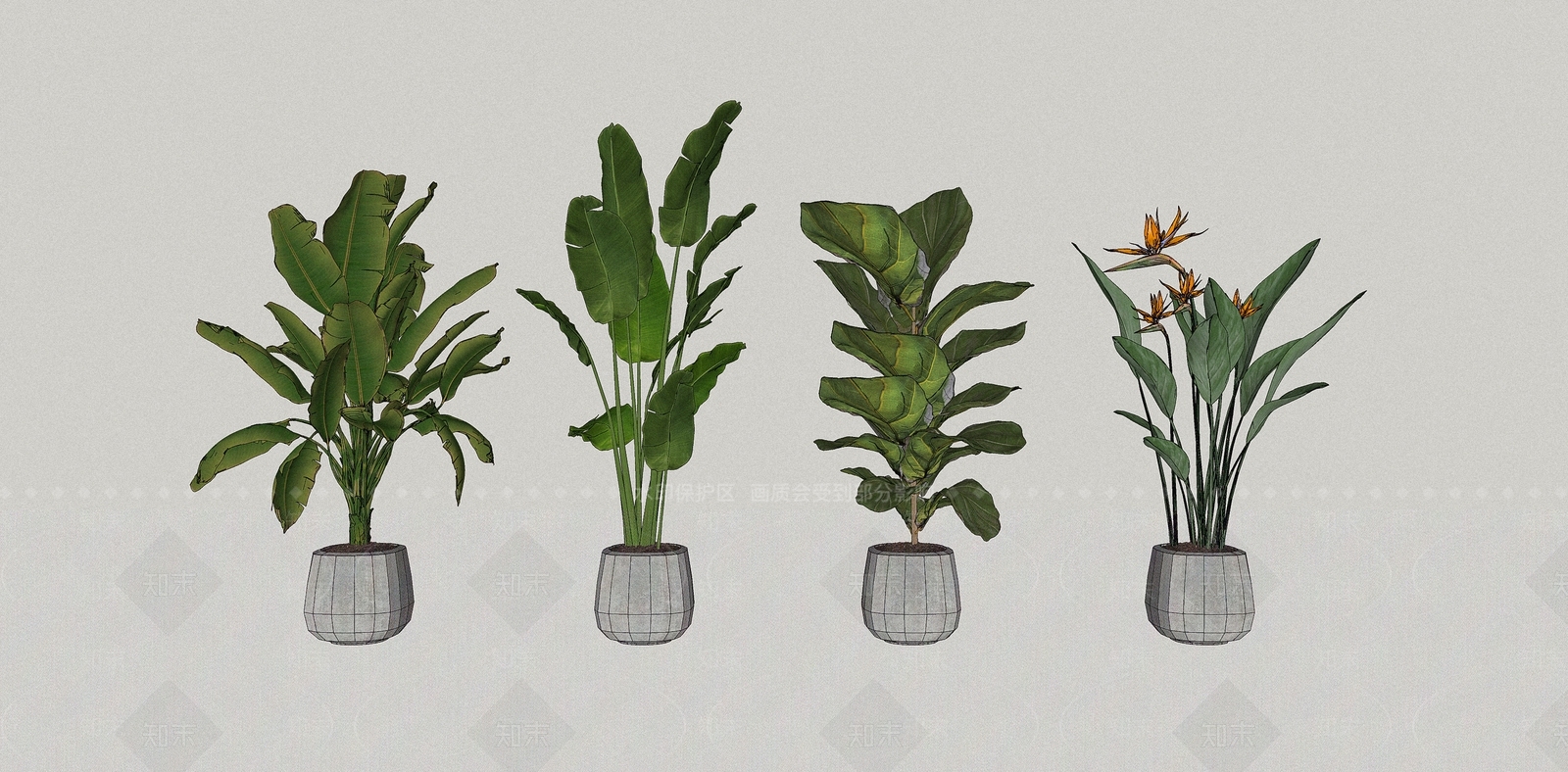 盆栽SU模型下载【ID:1132278788】