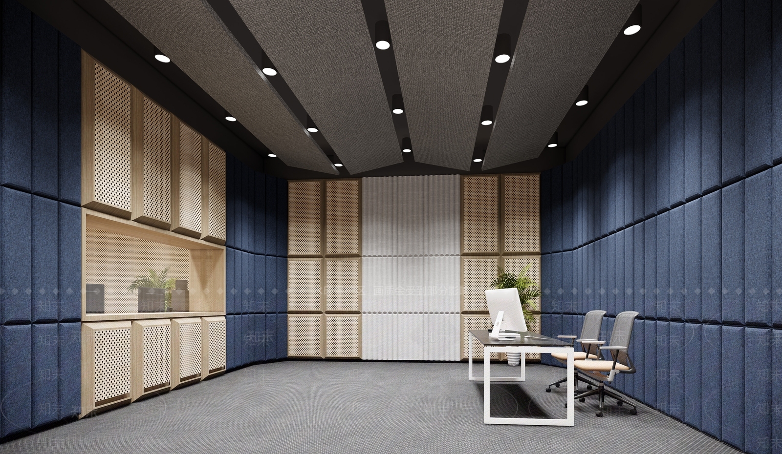 现代工作室SU模型下载【ID:1222126890】