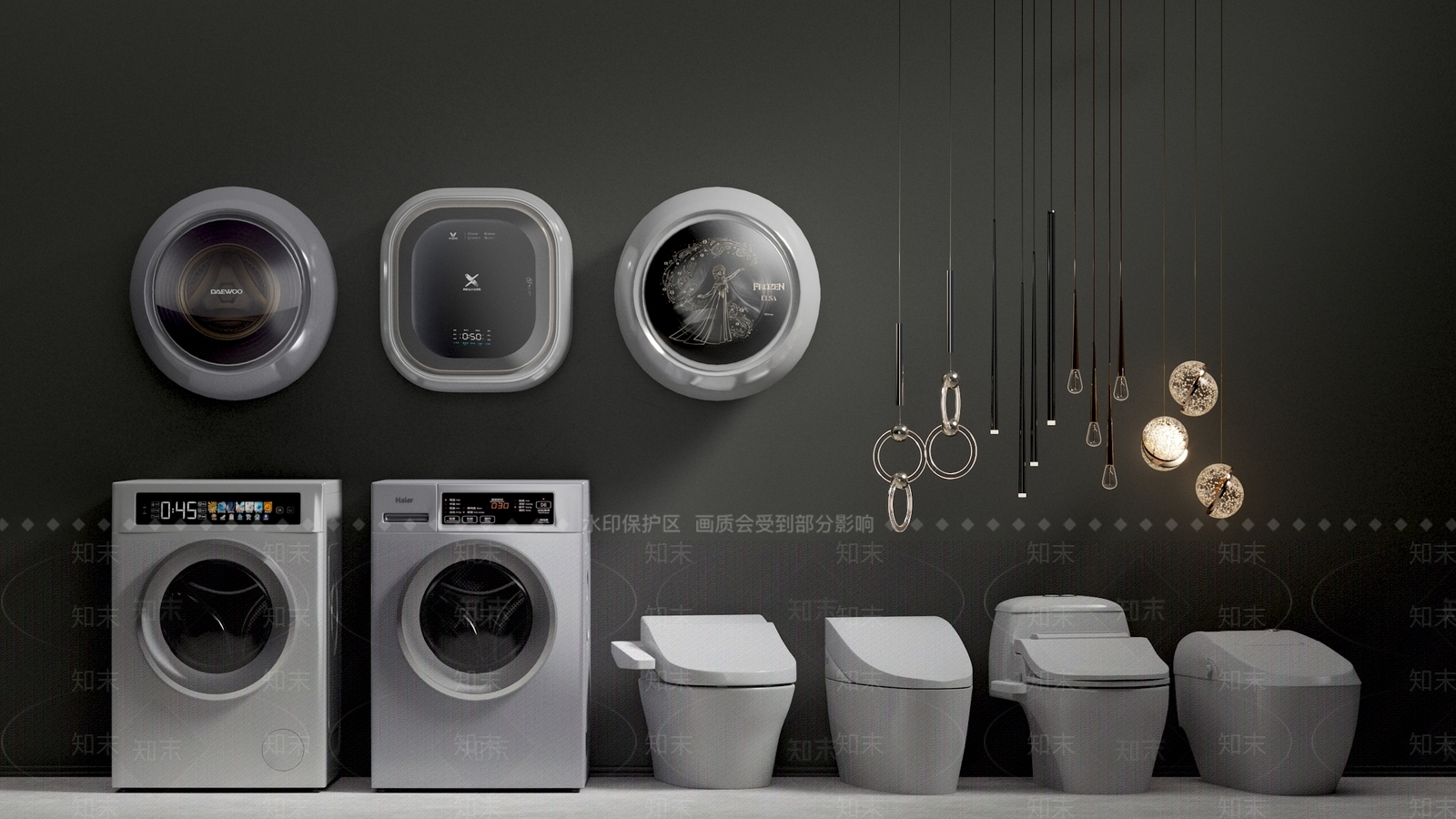 智能马桶3D模型下载【ID:1132285968】